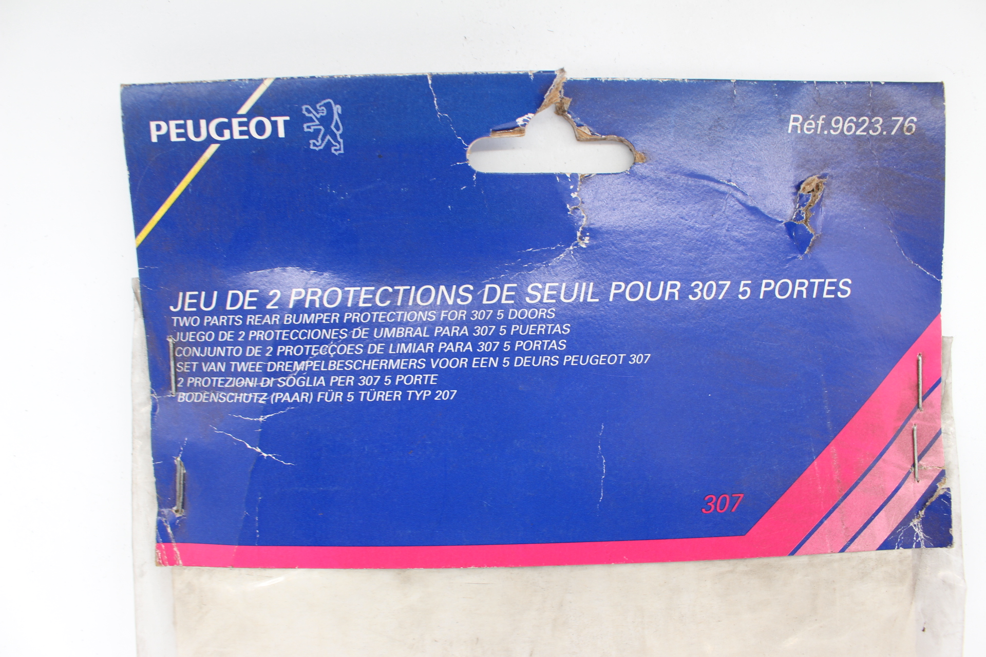 Peugeot 307 5 Türer Edelstahl Einstiegsleisten 962376 NEU NOS NEW OEM 
