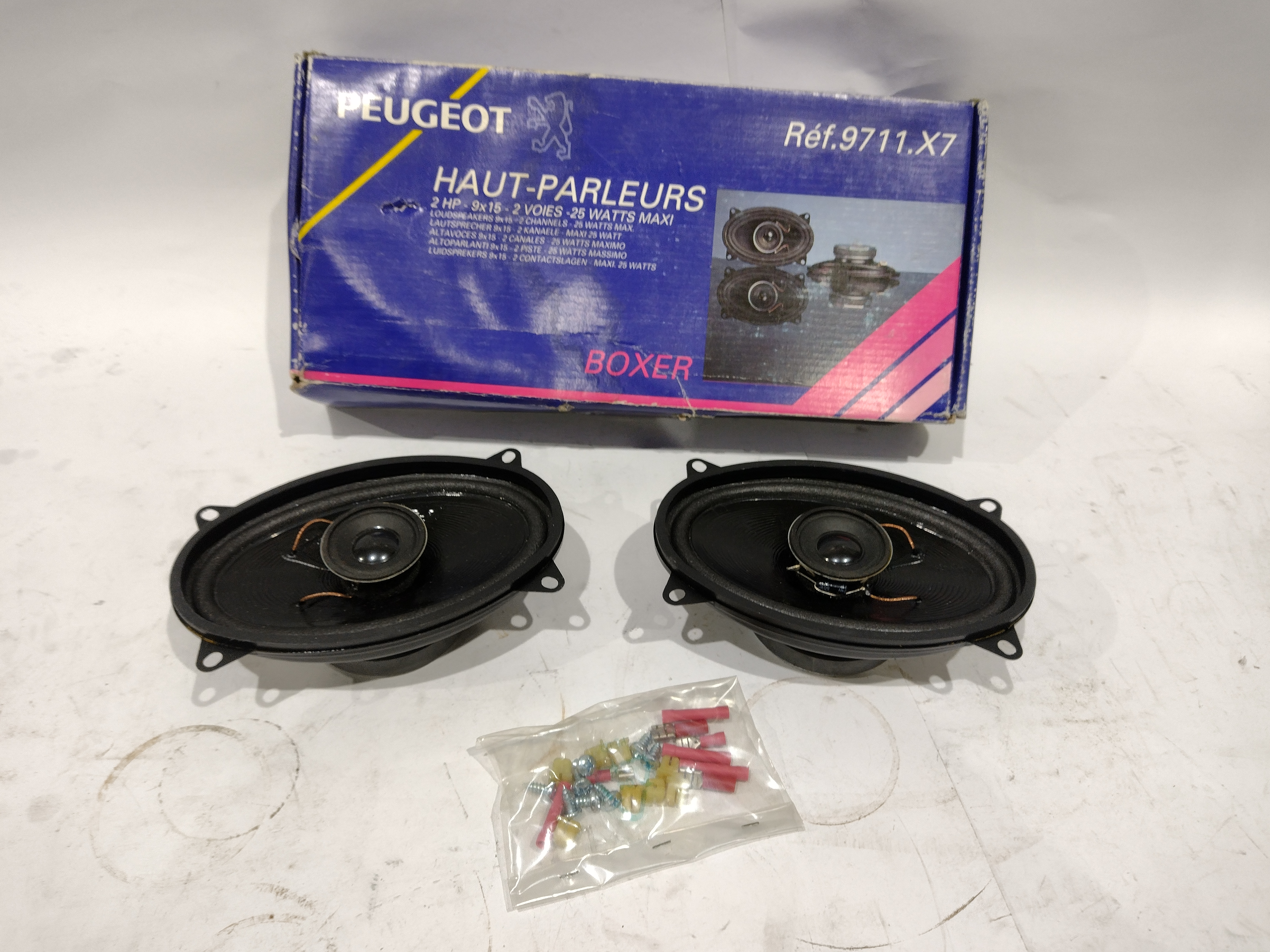 Peugeot Boxer Lautsprecher Set 9711X7 NEU NOS NEW Peugeot Boxer Lautsprecher Set 9711X7 NEU NOS NEW
