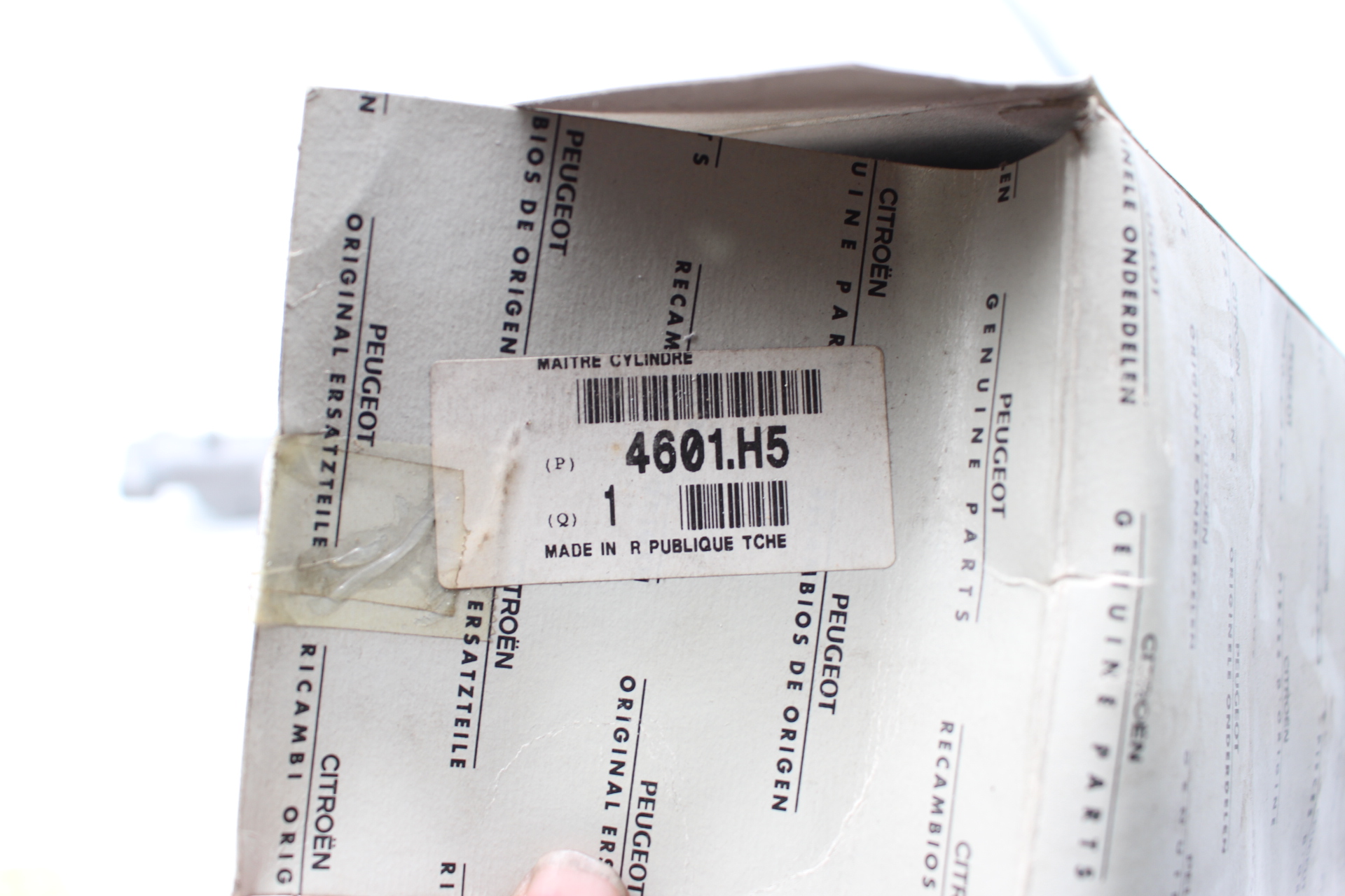 Peugeot / Citroen Hauptbremszylinder 22,2mm (Sys. ATE) 4601H5 NEU NOS NEW