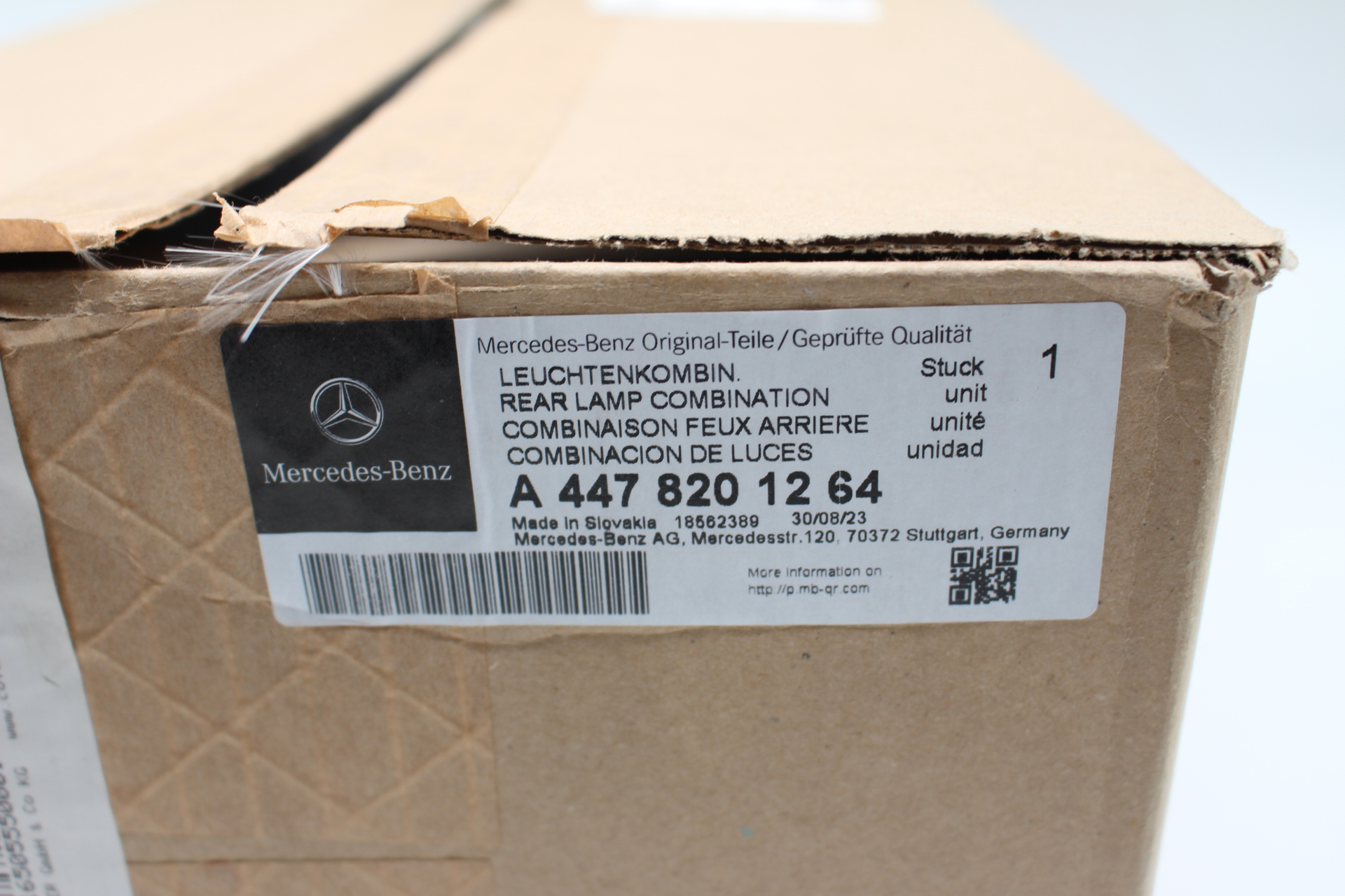 Rücklicht Rückleuchte HINTEN RECHTS A4478201264 ORIGINAL für MERCEDES BENZ VITO W447