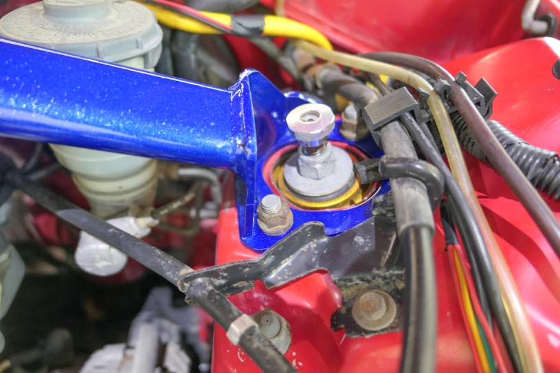 Hardrace Domstrebe vorne für Honda Civic 4. EC,ED,EE,EF, CRX 2. EF6/7/8
