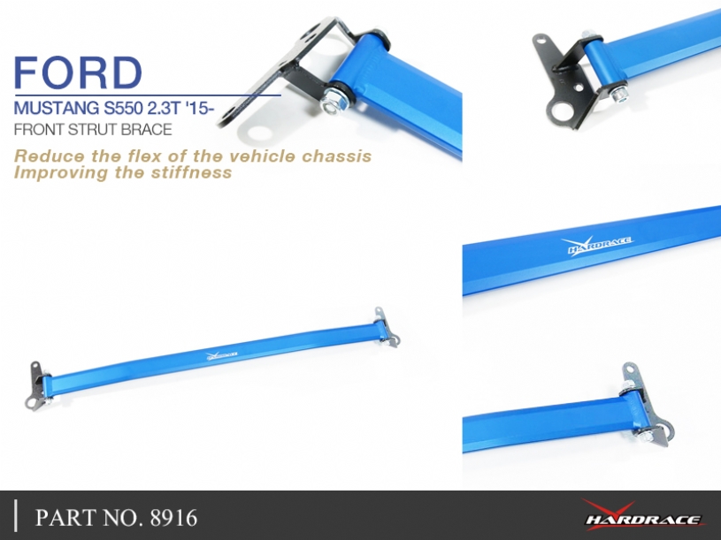 Hardrace Domstrebe vorne für Ford Mustang MK6 S550
