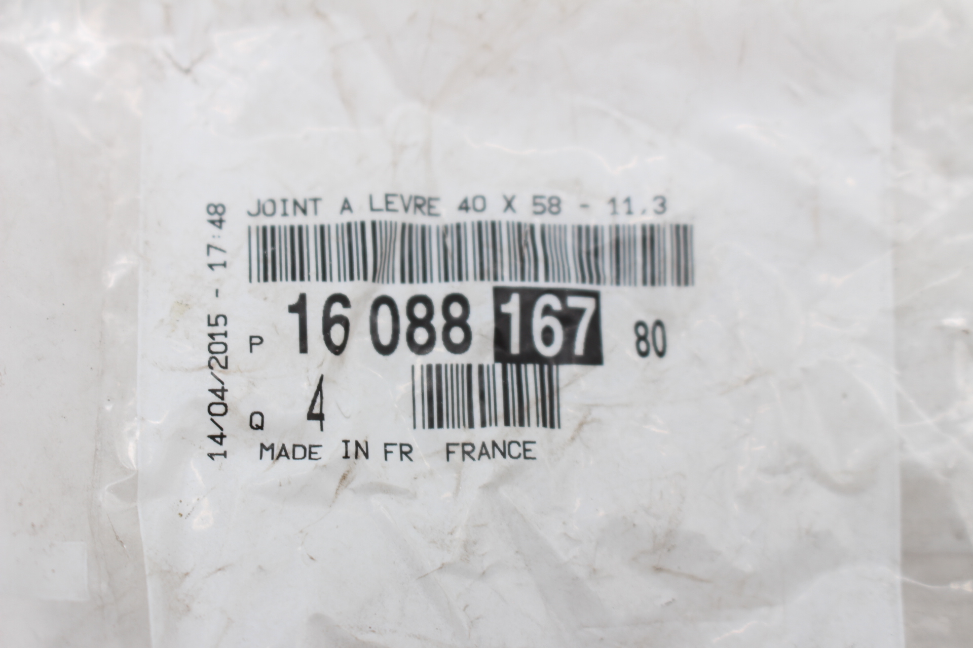 Peugeot / Citroen Differentialsimmerring links 40x58x10 1608816780 NEU NOS NEW