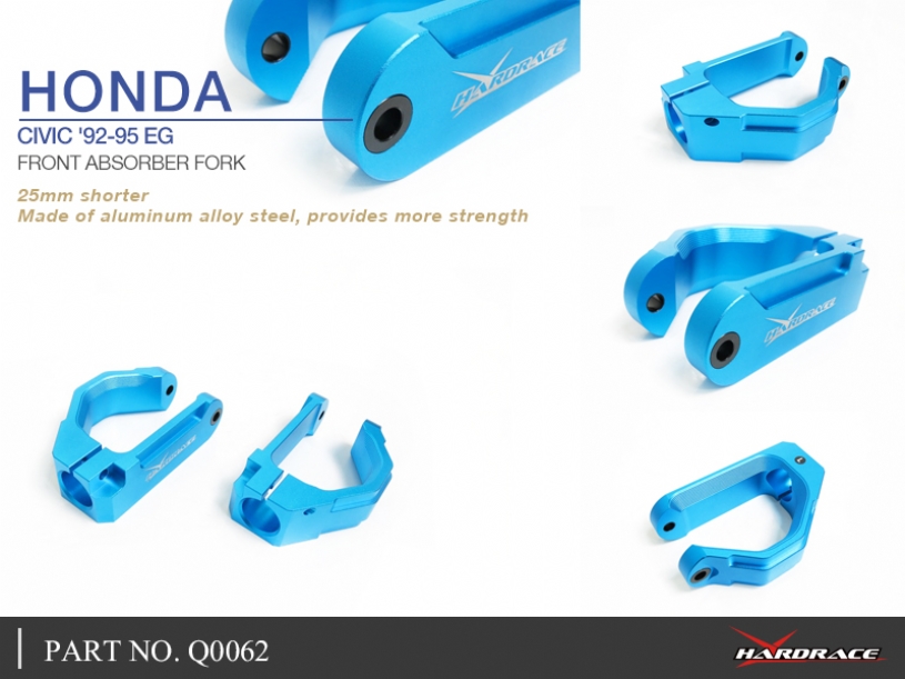 Hardrace Absorber Fork vorne für Honda Civic 5. EG, EH, EJ1/2