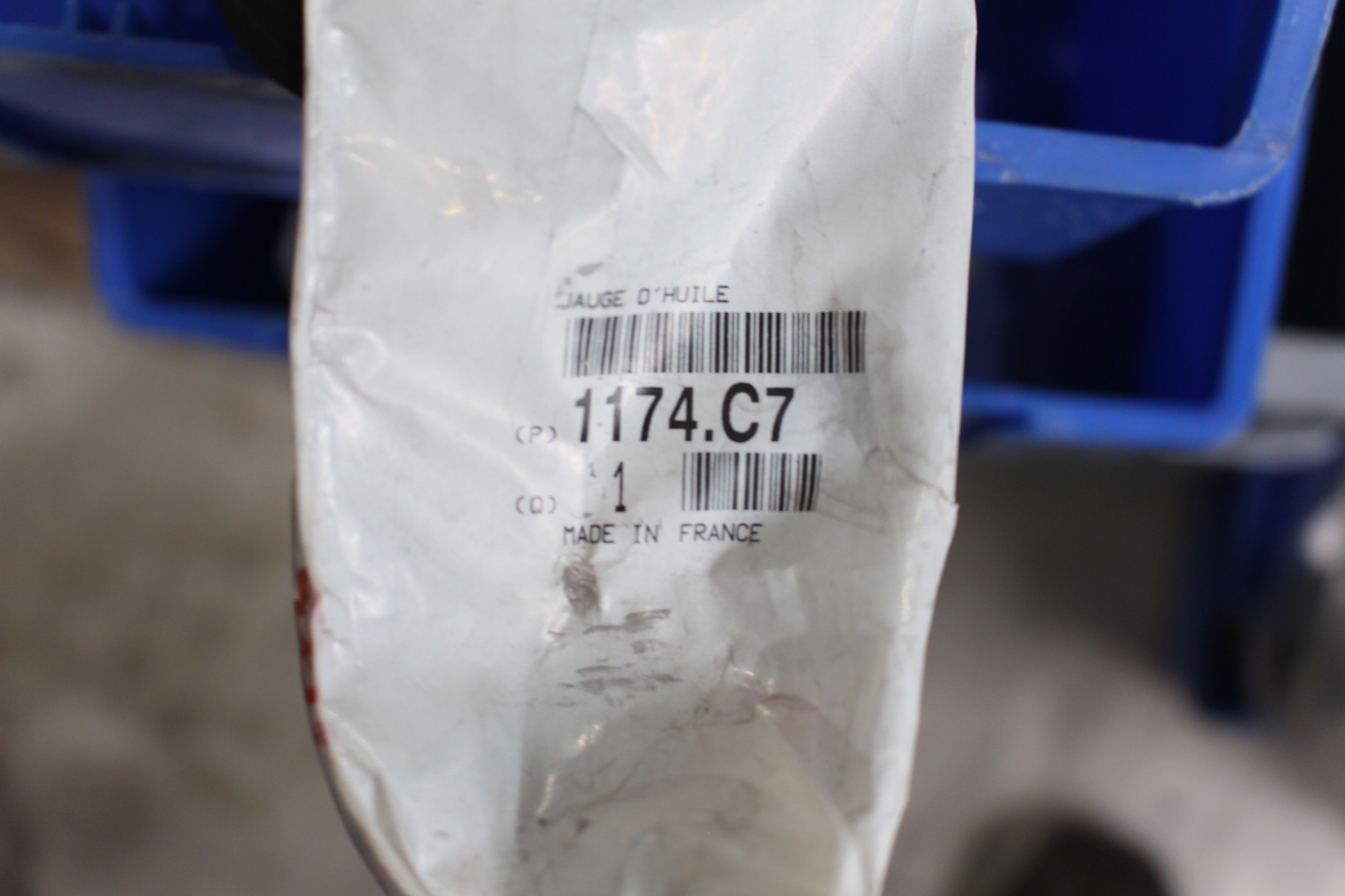 Peugeot / Citroen MOTORÖLMESSSTAB 1.6 HDi 1174C7 NEU NOS NEW OEM
