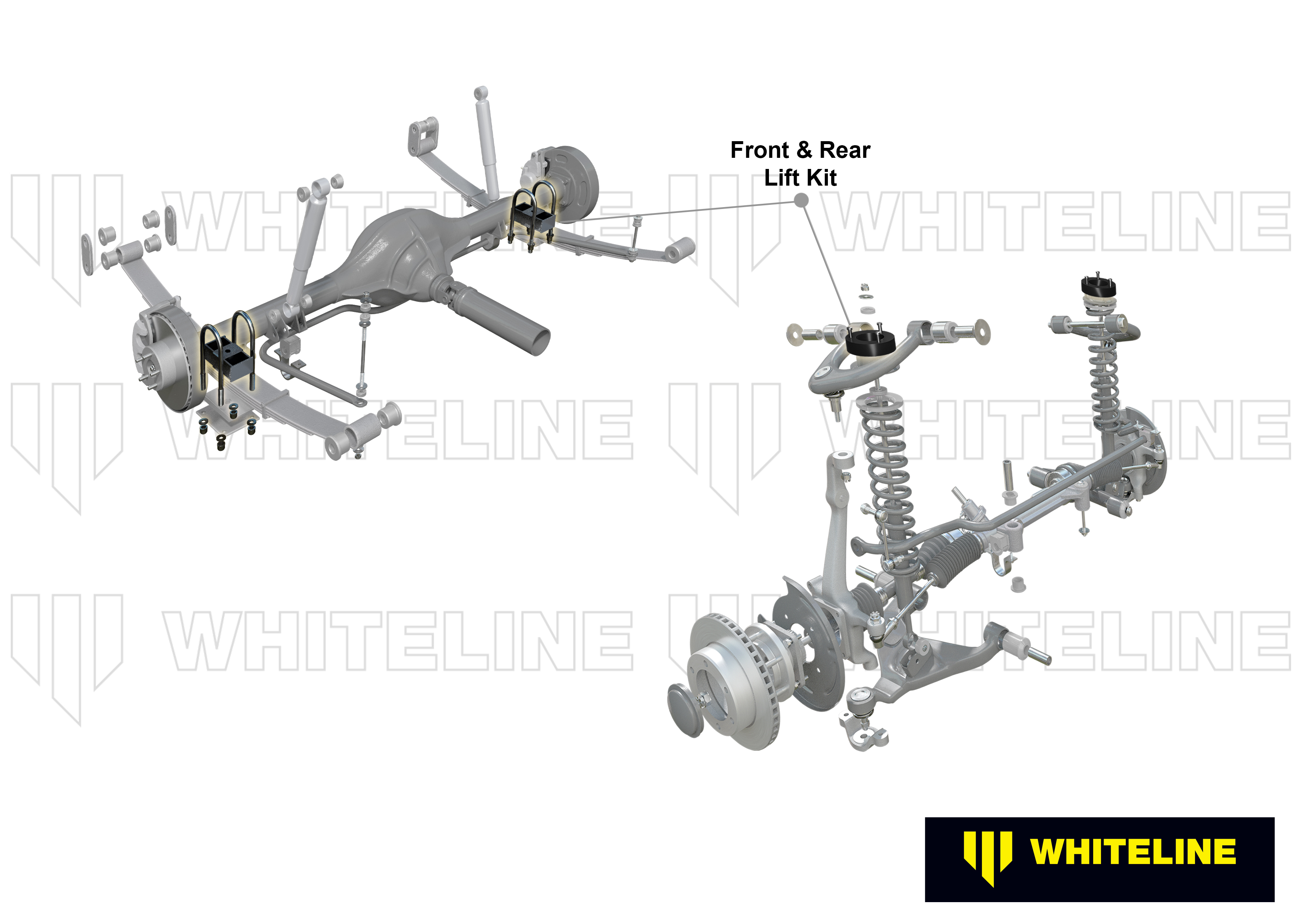 Whiteline Höherlegungs-Set für Mitsubishi Triton ML/MN 4WD
