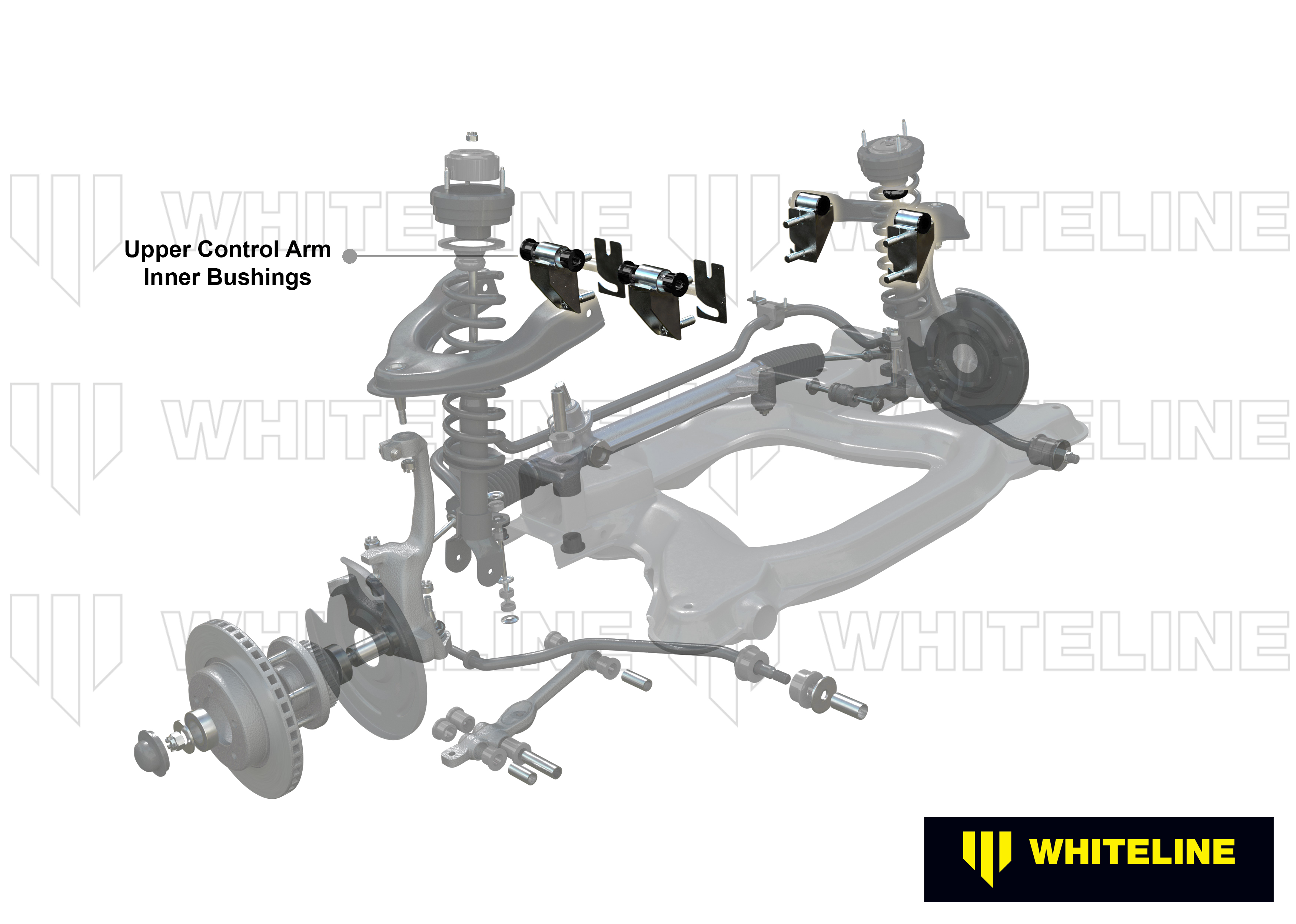 Whiteline Querlenker oben - Buchsen-Set für Mitsubishi Challenger/Pajero/Triton