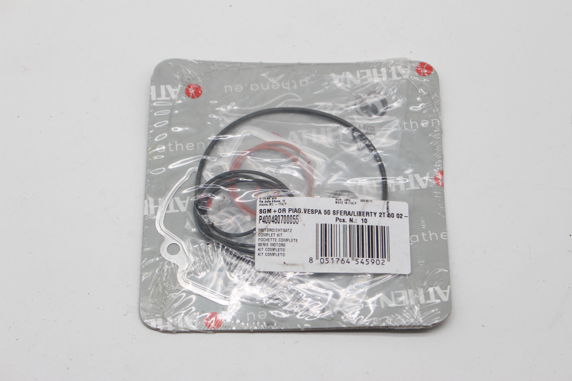 Dichtungsvollsatz, Motor ATHENA P400480700055 für Piaggio/Vespa 50ccm