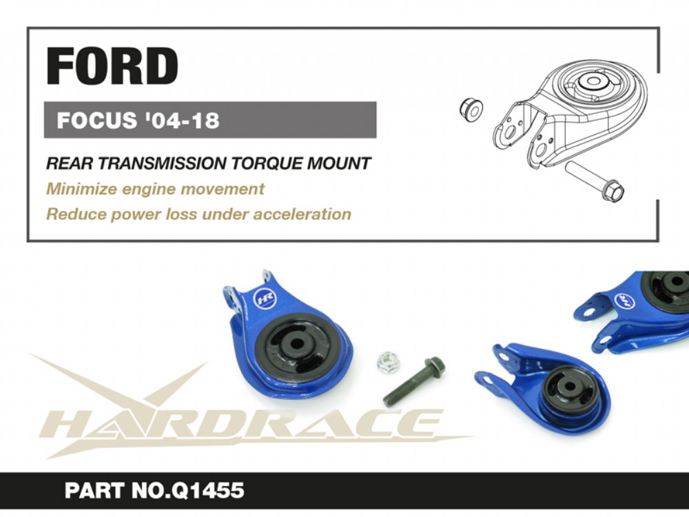 Hardrace seitlich Motorlager hinten für Mazda 3 / AXELA 1. BK, 3 / AXELA 2. BL