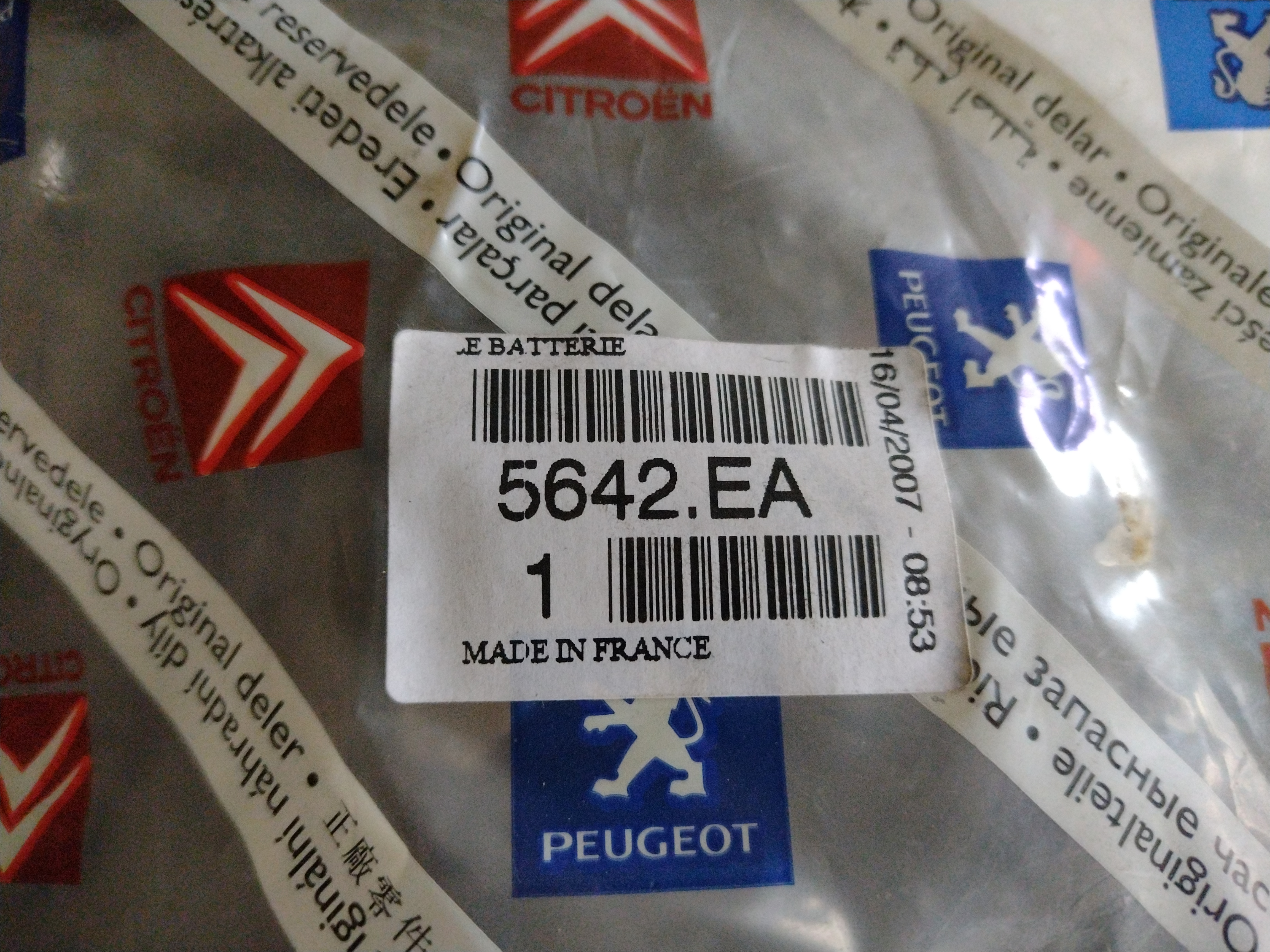 Peugeot 206 CC Leitungssatz Batterie Plus 5642EA NEU NOS NEW OEM