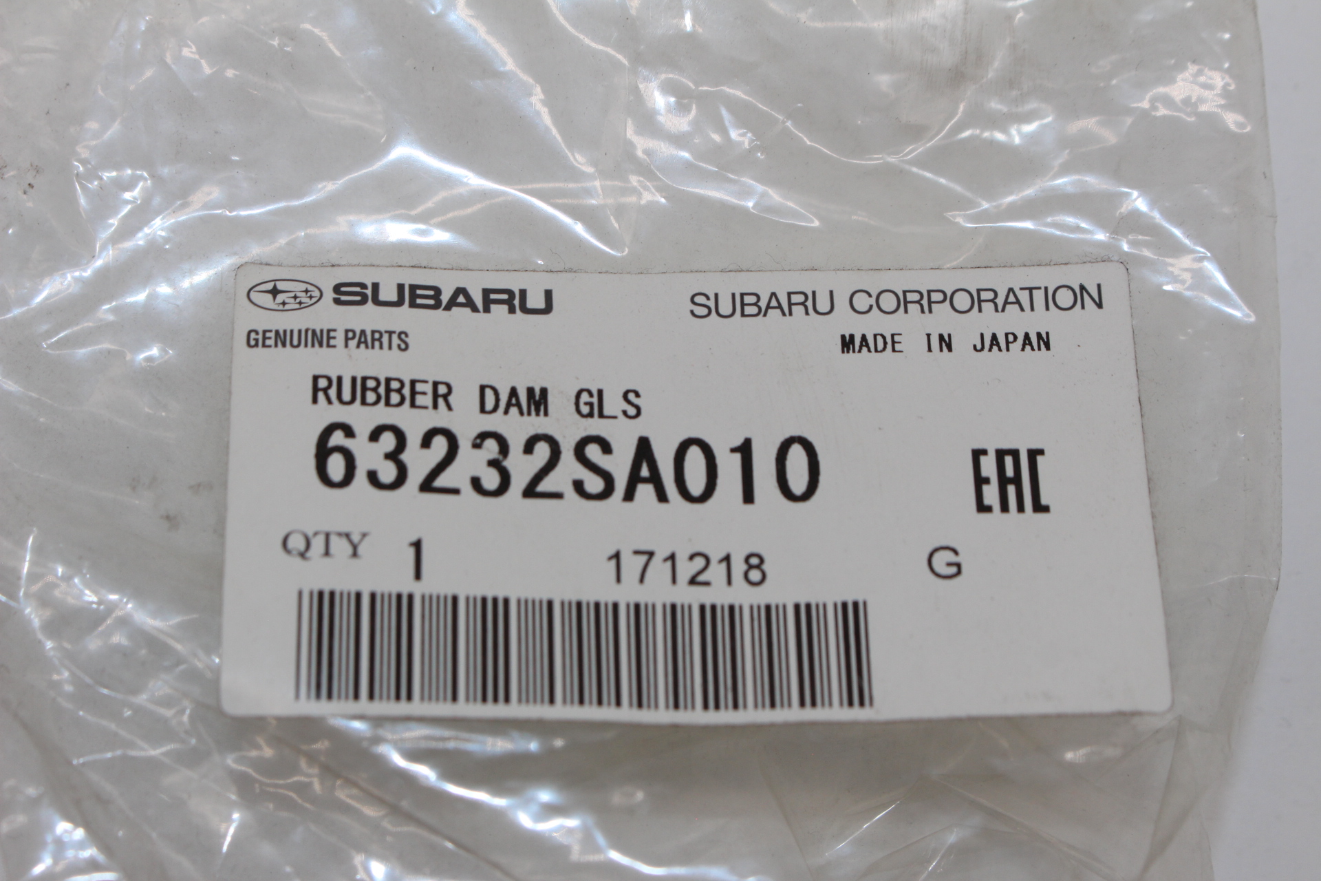 Glass Weatherstrip. Liftgate Glass Seal. Dam Rubber Tailgate (Rear Gate) Glass (Back) 63232SA010 für SUBARU FORESTER SG