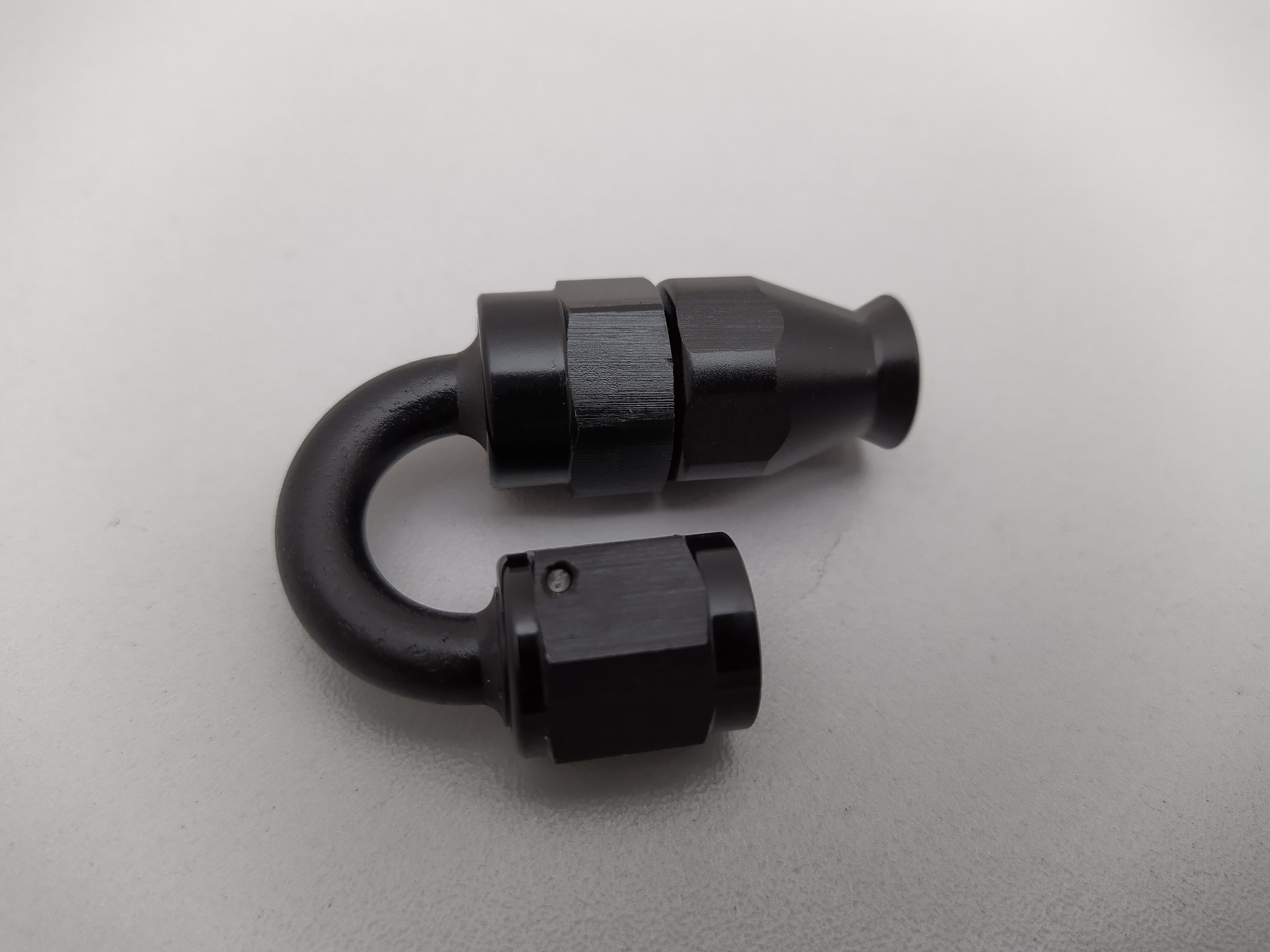 PTFE Alu-Fitting schwarz AN4 Dash 4 180° PTFE Alu-Fitting schwarz AN4 Dash 4 180°