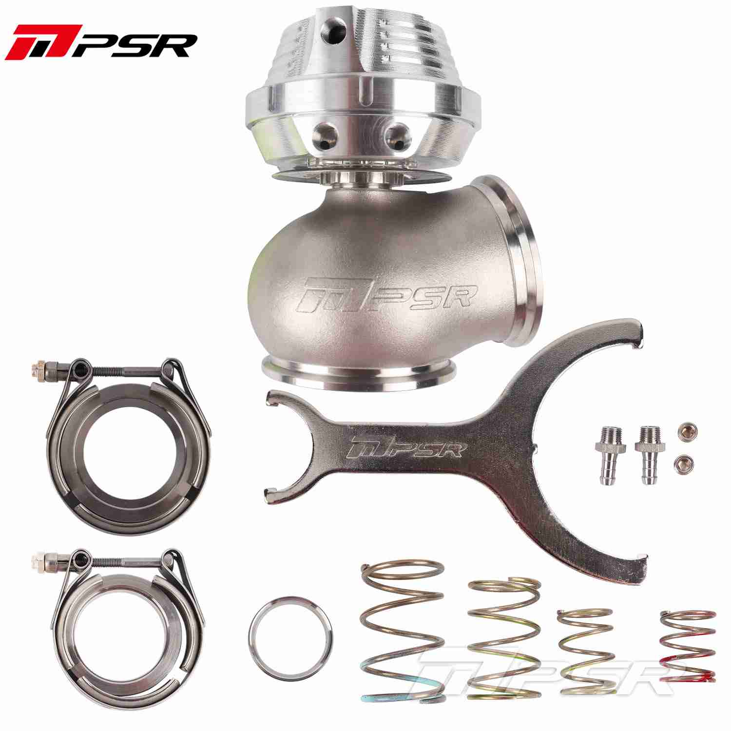 Pulsar PSR neu Generation Wastegate 60mm Vband Extern Wastegate - Silber