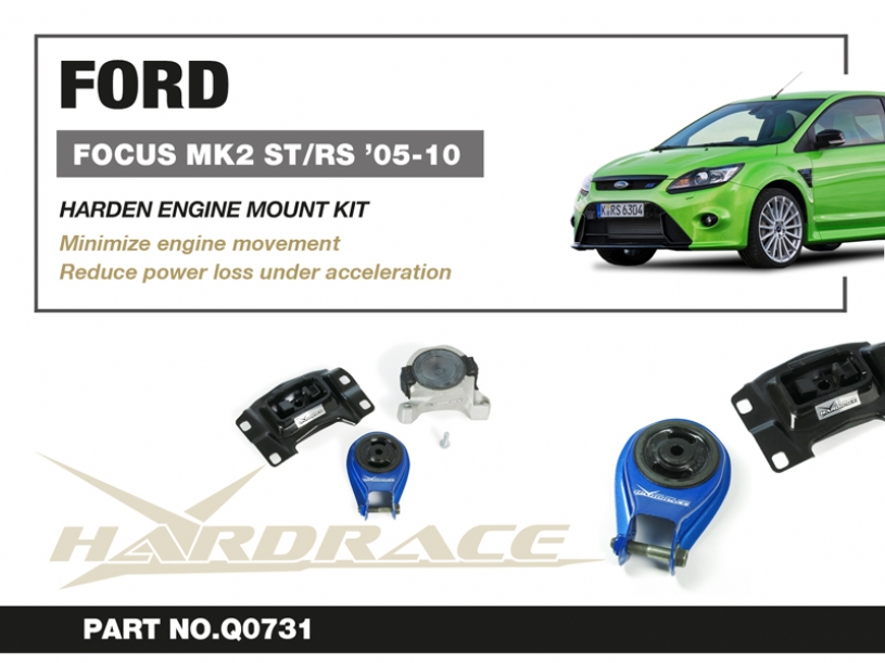 Hardrace verstärkt Motorlager Set für Ford Focus MK2
