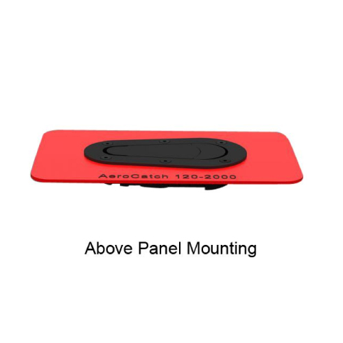 AeroCatch 120-2000 Haubenverschluss Above Panel schwarz nicht abschließbar