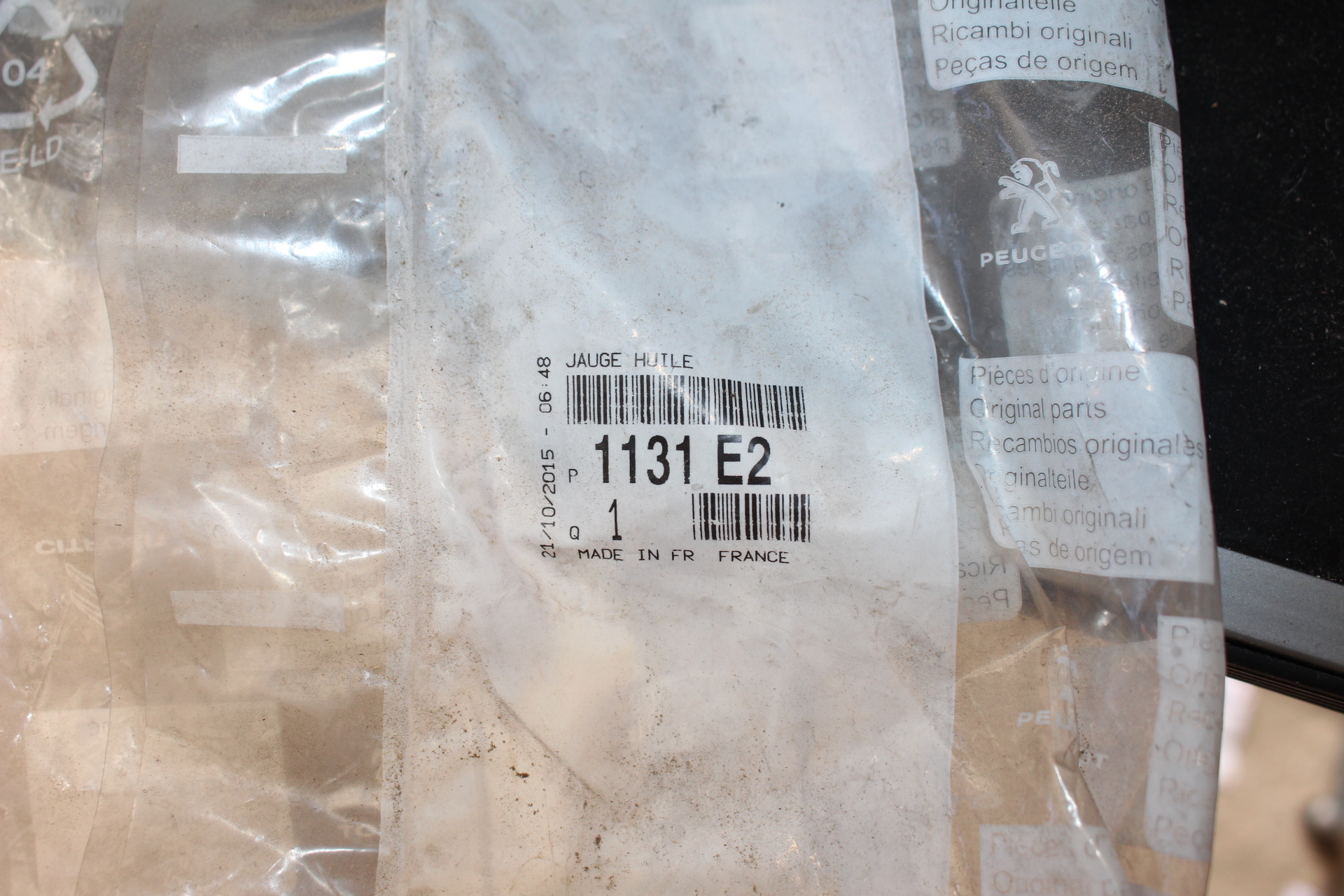 Citroen / Peugeot Sensor, Öltemperatur/-druck 1131E2 NOS NEW OEM