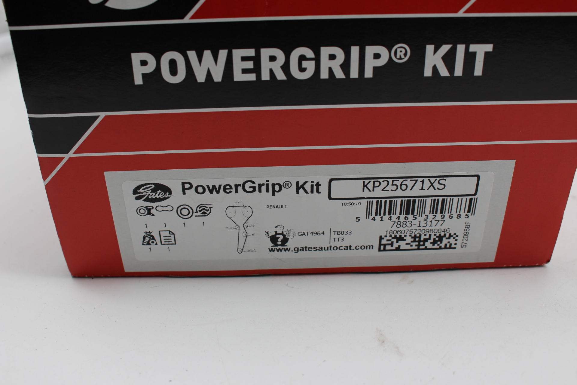 Wasserpumpe + Zahnriemensatz GATES K025671XS für RENAULT 1.6 16V ab 2010