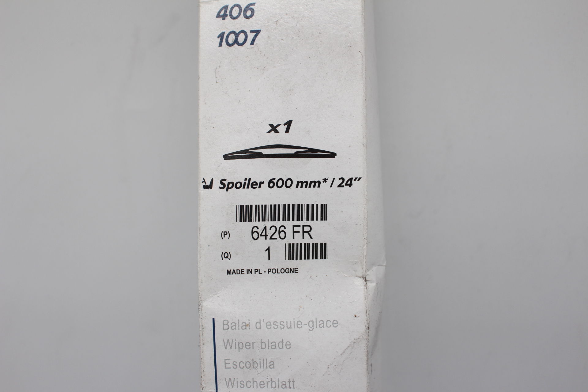 Peugeot / Citroen Wischerblatt 60cm links mit Spoiler 6426FR NEU NOS NEW OEM