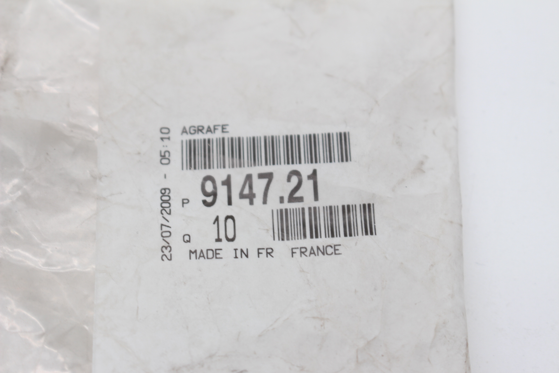 Citroen / Peugeot TÜRBETÄTIGUNGSSTREBENKLAMMER 914721 NEU NOS NEW OEM
