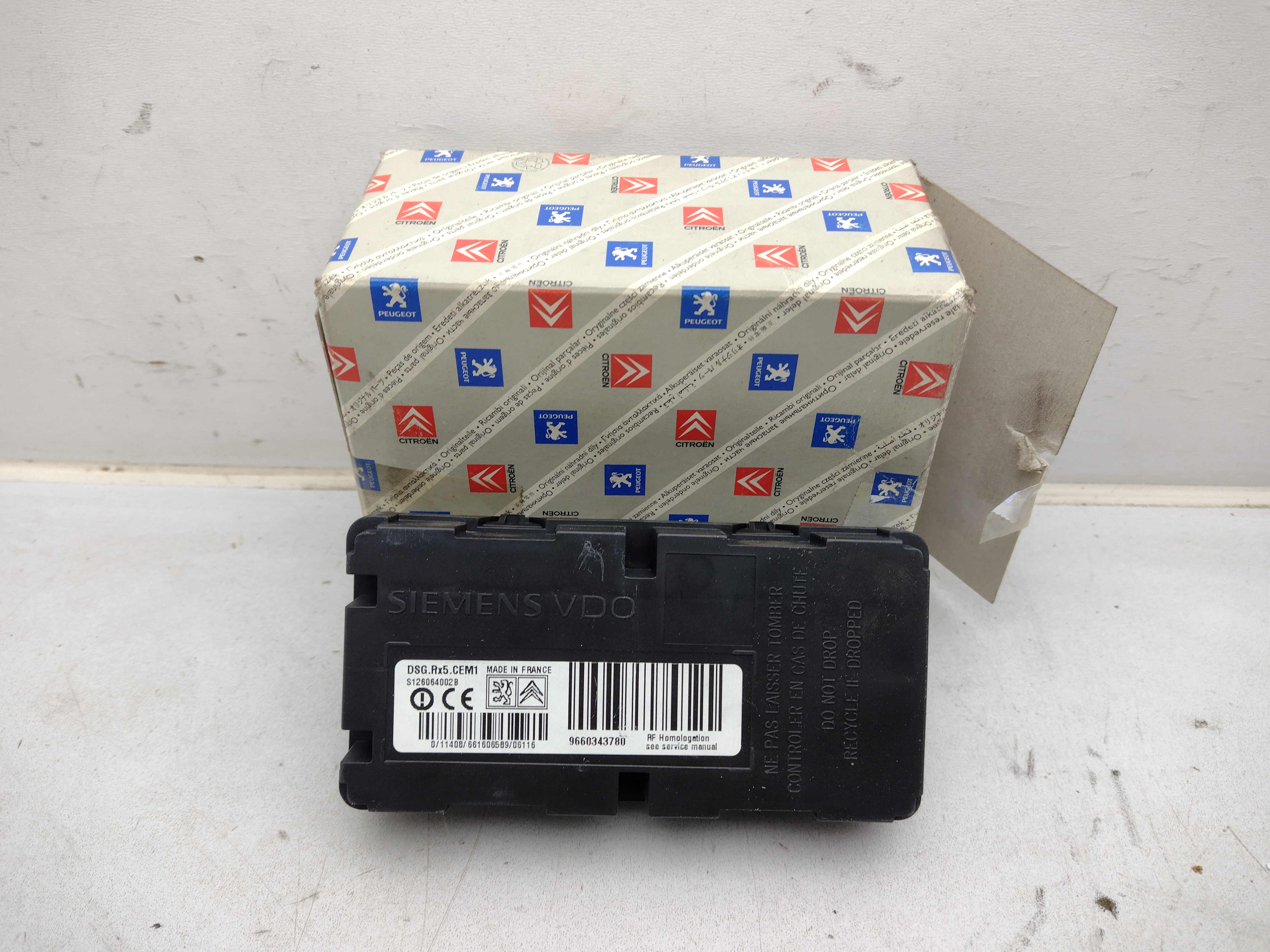 Peugeot / Citroen Steuergerät  SIEMENS VDO DSG.Rx5.CEM1 543082 NEU NOS NEW Peugeot / Citroen Steuergerät  SIEMENS VDO DSG.Rx5.CEM1 543082 NEU NOS NEW