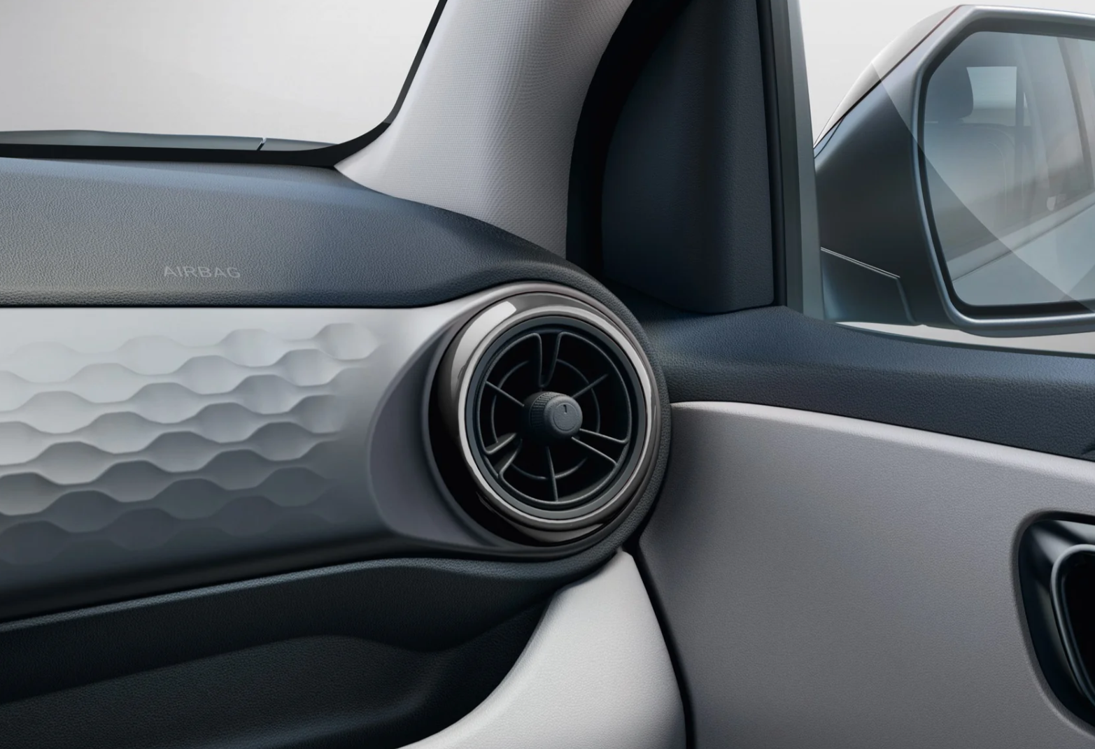 Hyundai i10 AC3 Designblende Innenraumbelüftung Piano Black K7011ADE00BL