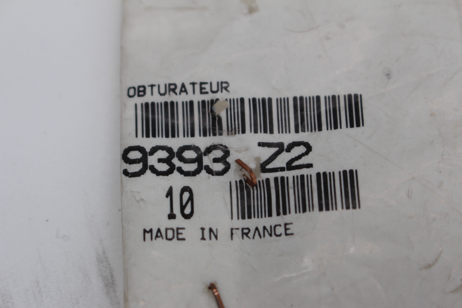 Peugeot / Citroen VERSCHLUSS 9393Z2 NEU NOS NEW OEM