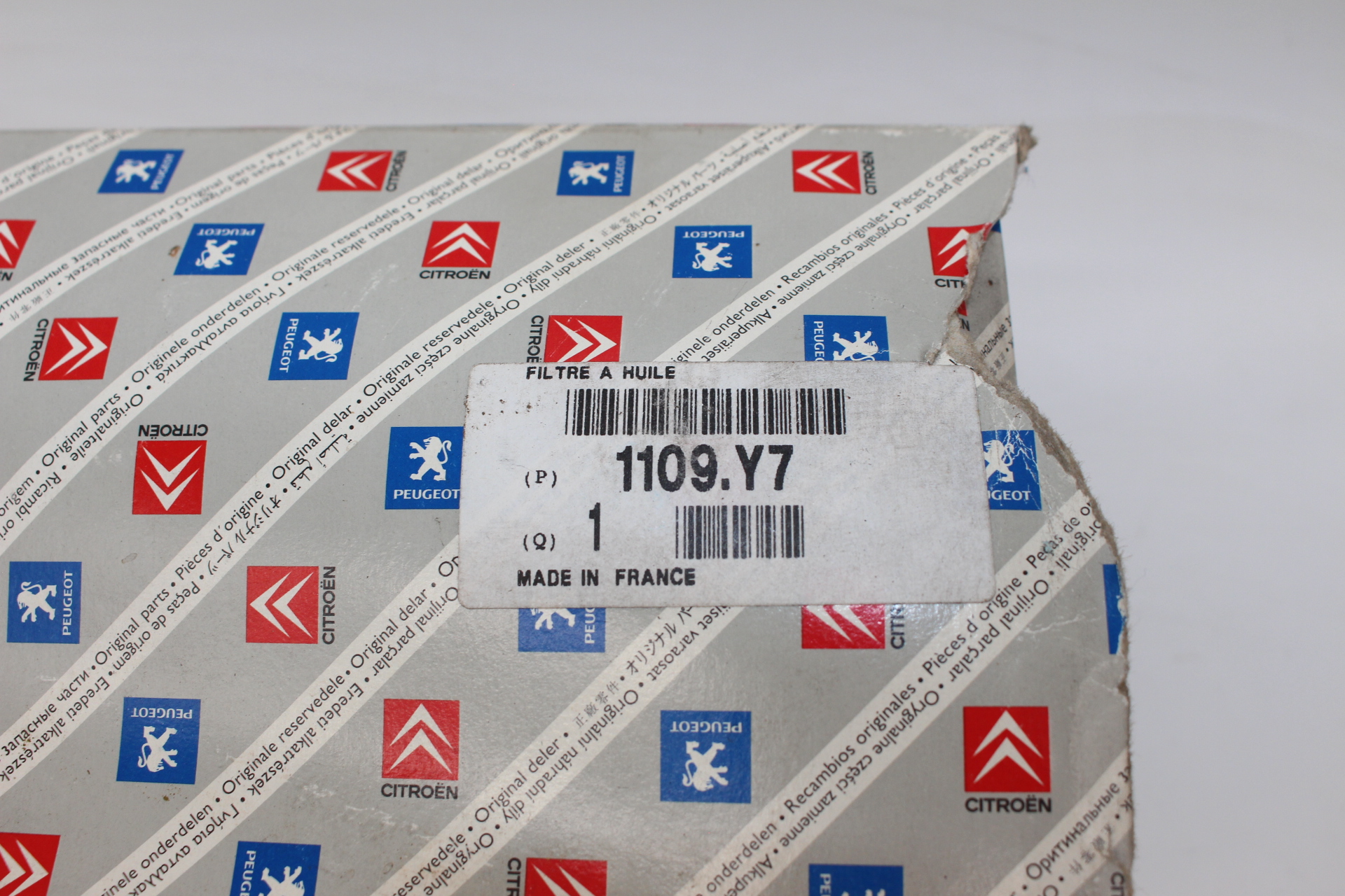 Peugeot / Citroen ÖLFILTER 1109Y7 NEU NOS NEW