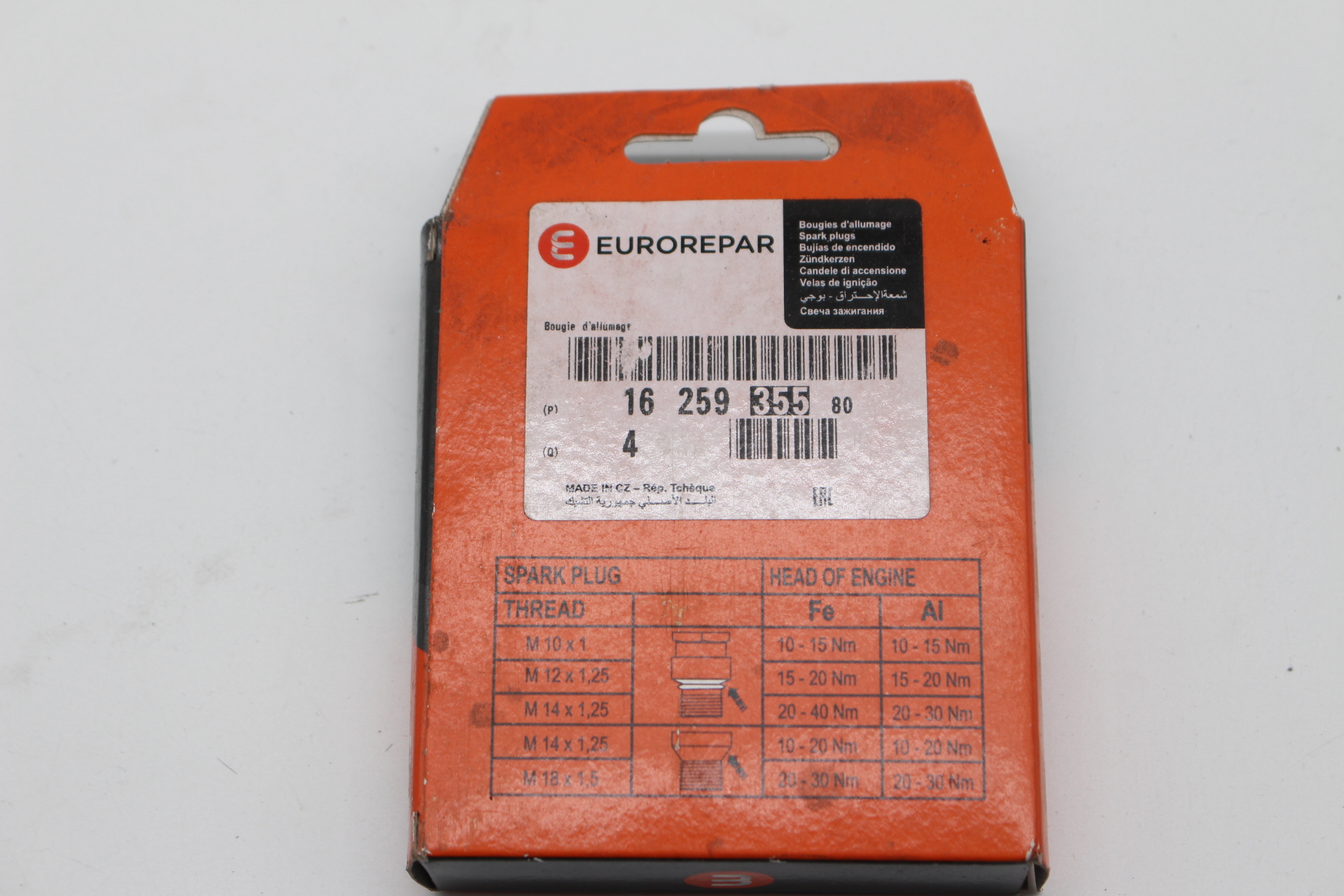 Citroen / Peugeot 4. Pack Zündkerzen 1625935580 NEU NOS NEW