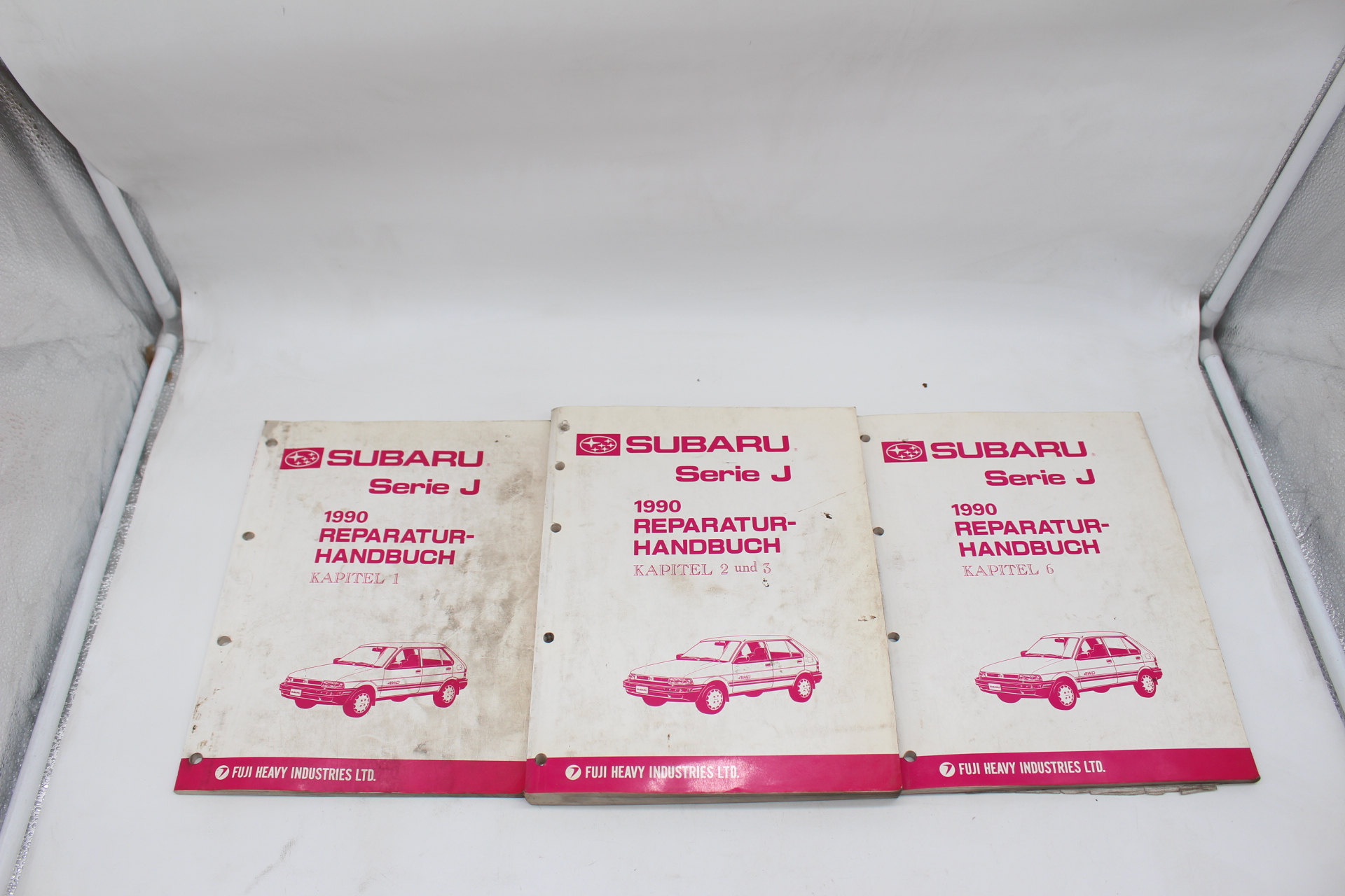 Original Reparaturhandbuch Werkstatthandbücher für SUBARU Justy Serie J ab 1990