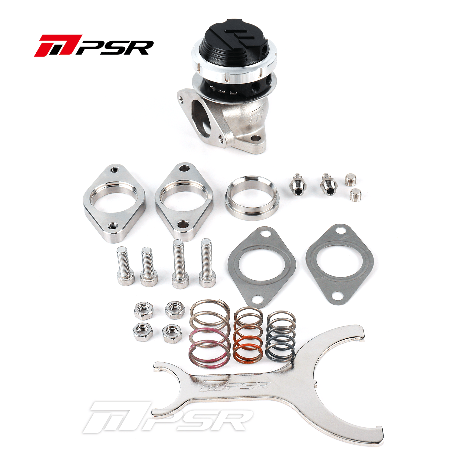 Pulsar PSR neu Generation Wastegate 38mm 2-Loch Extern Wastegate - Schwarz
