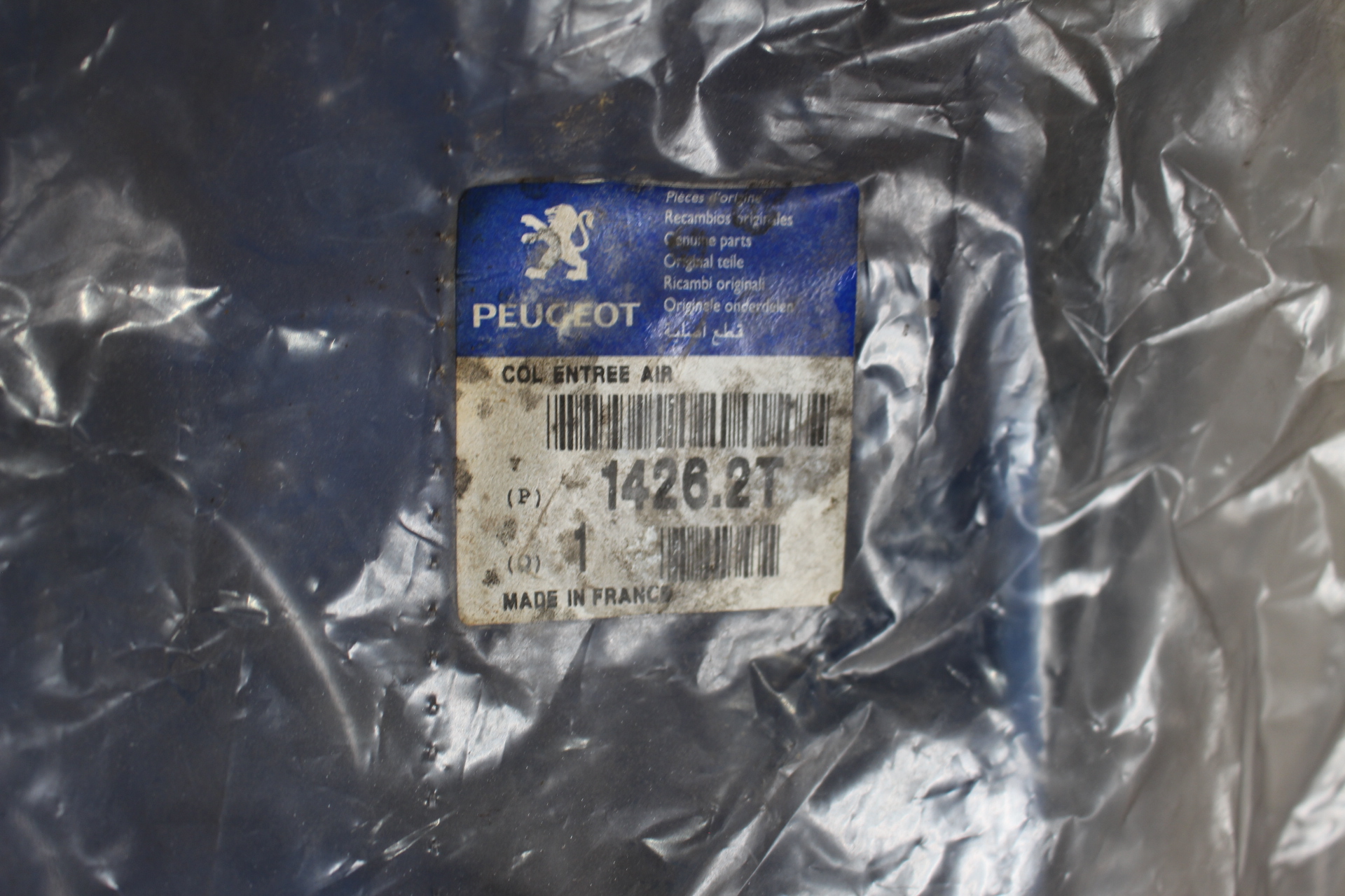 Peugeot Ansaugschlauch 14262T NEU NOS NEW OEM