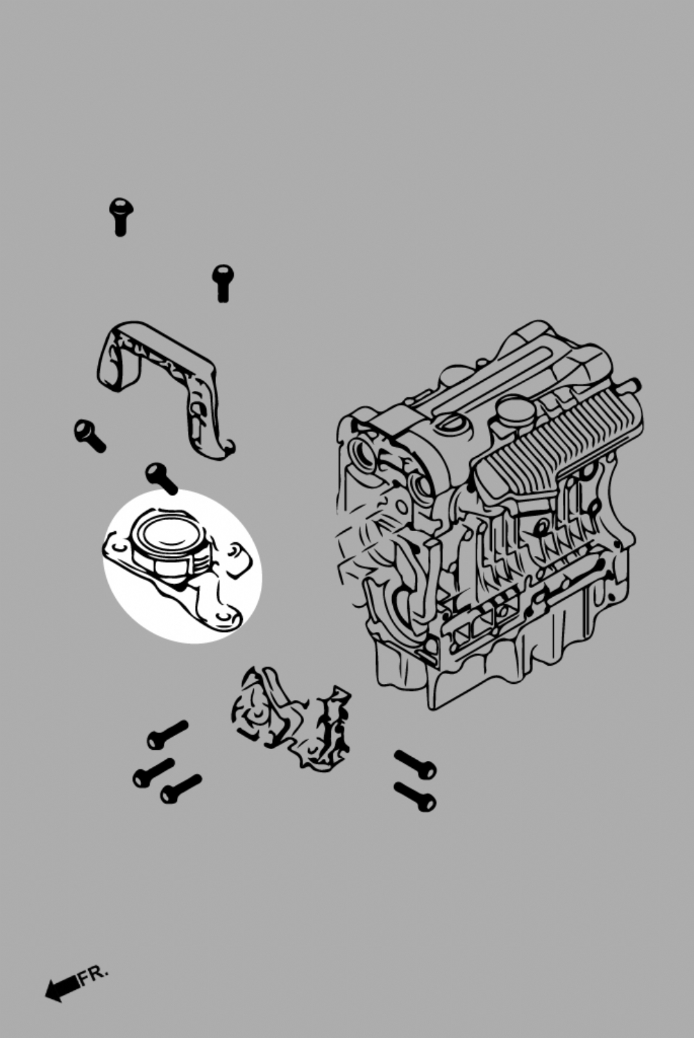Hardrace verstärkt Motorlager Set für Ford Focus MK2