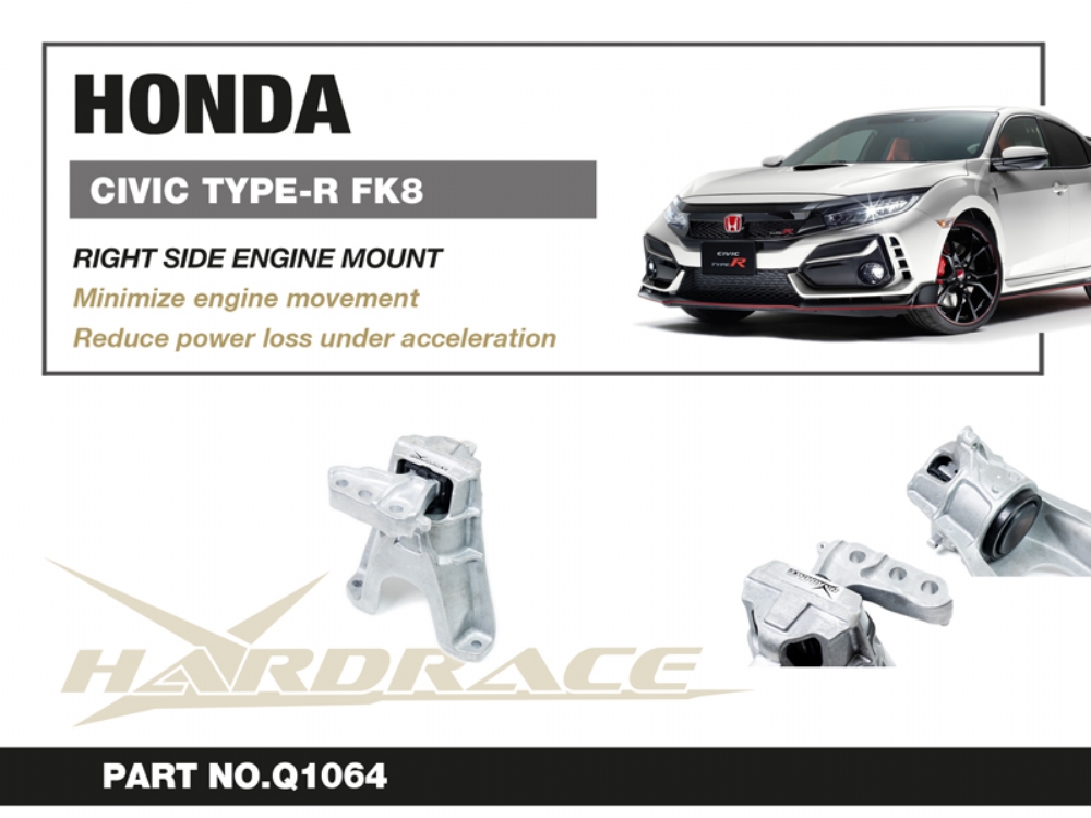 Hardrace rechts seitlich Motorlager für Honda Civic 10. TYPE-R FK8