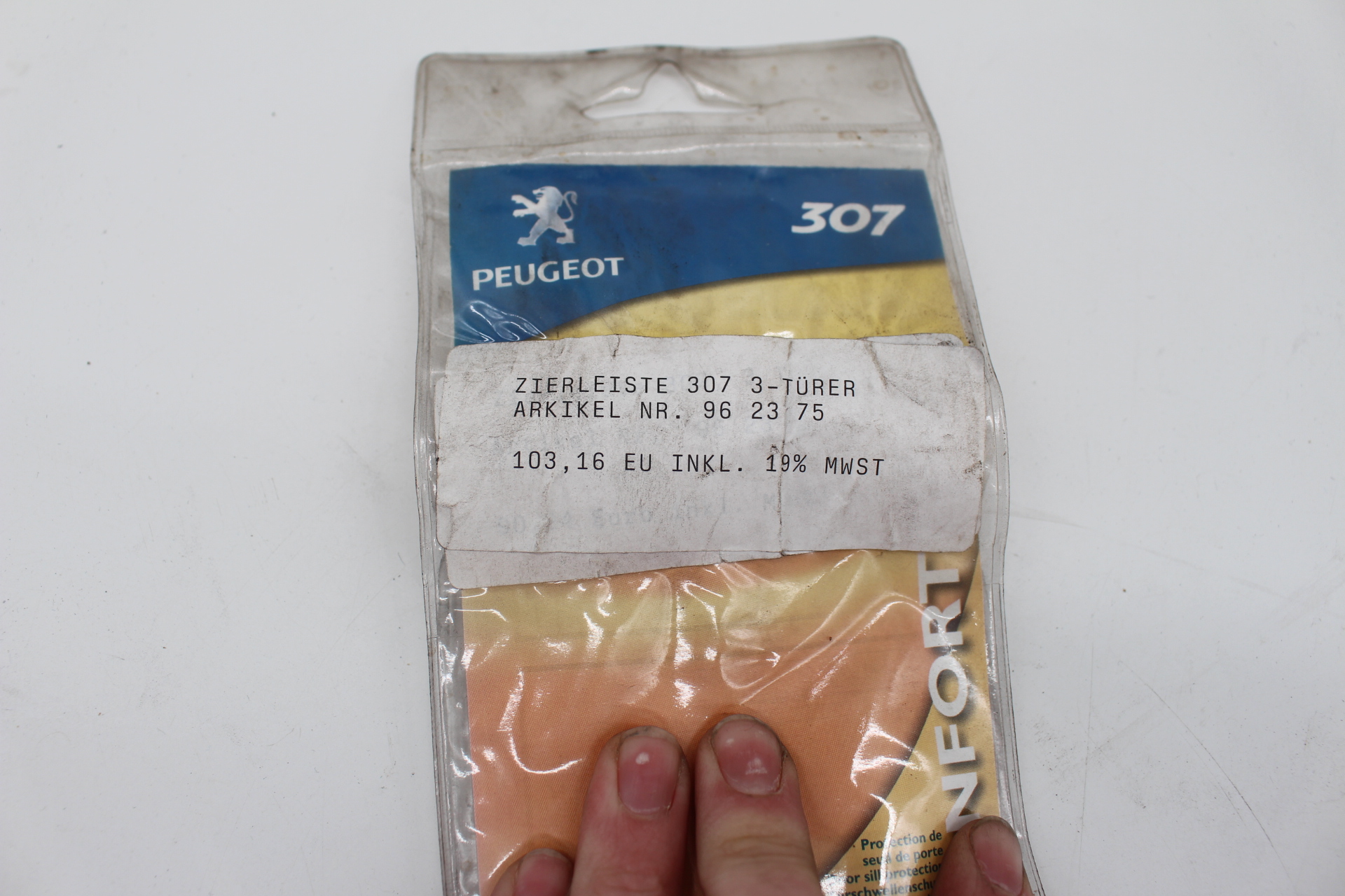 Peugeot 307 3-Türer Edelstahl Einstiegsleisten 962375 NEU NOS NEW OEM