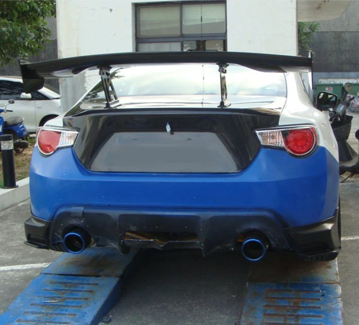 Aerodynamics Heckstoßstangen-Abdeckungen PU für Toyota GT86