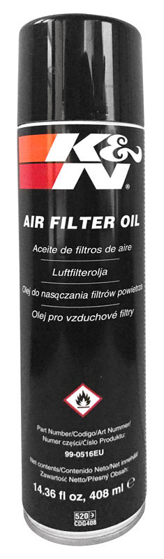 K&N Luftfilteröl 408ml Aerosol Spray Filteröl Sportluftfilter Pflege 99-0516EU