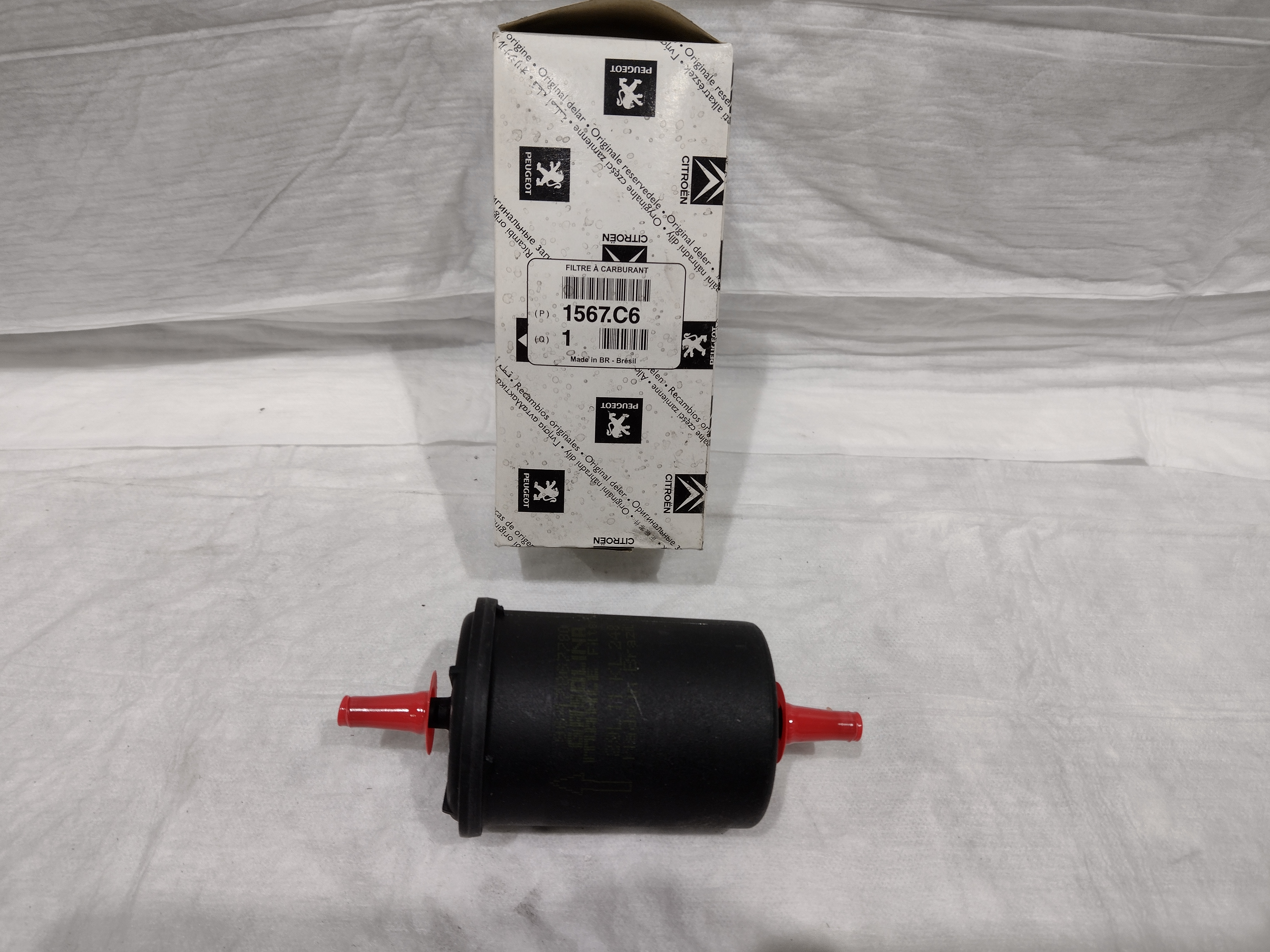 Peugeot / Citroen Kraftstofffilter 1567C6 NEU NOS NEW Peugeot / Citroen Kraftstofffilter 1567C6 NEU NOS NEW