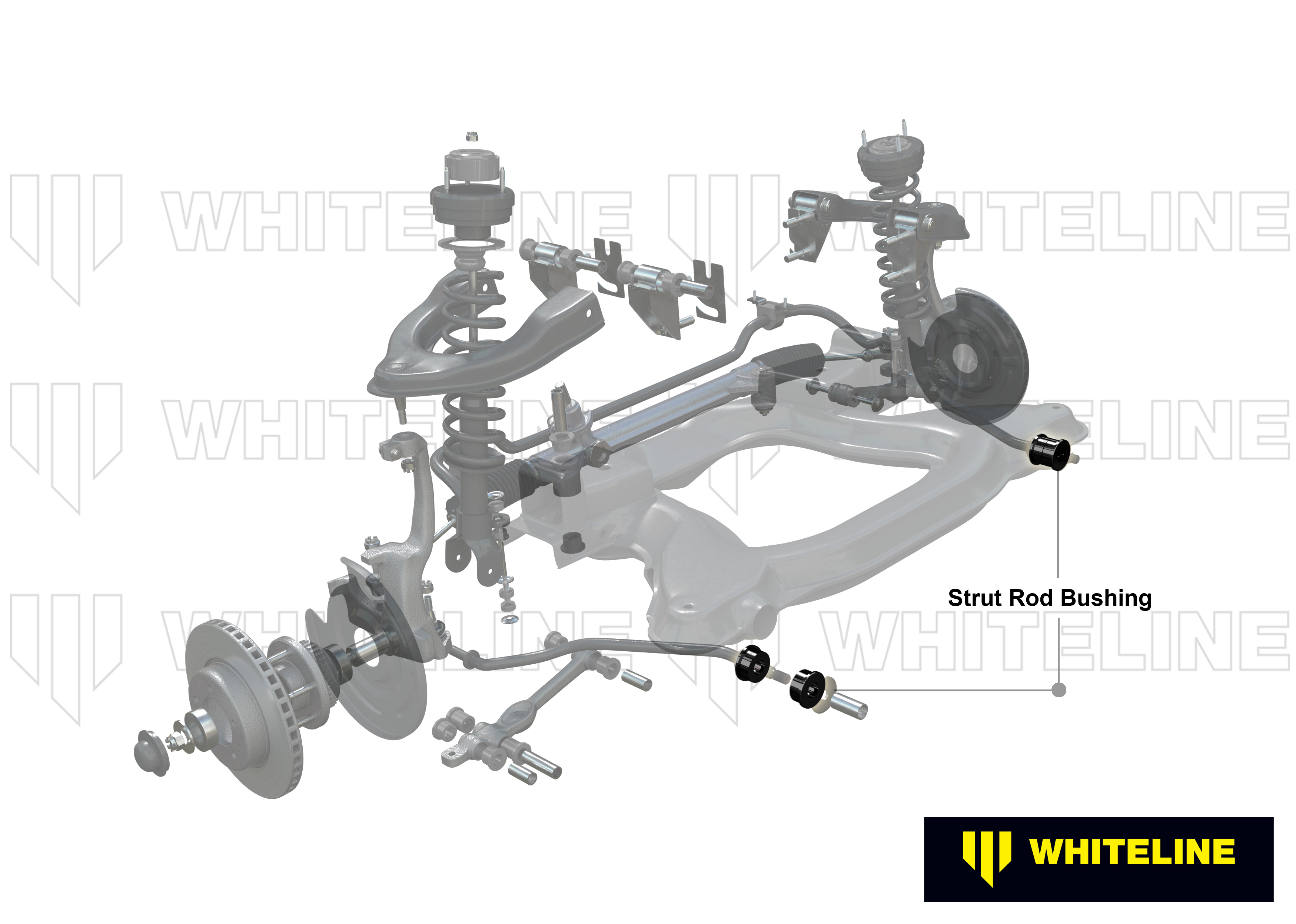 Whiteline Federbeinstrebe - zu Chassis Buchsen-Set für Infiniti/Mazda/Nissan