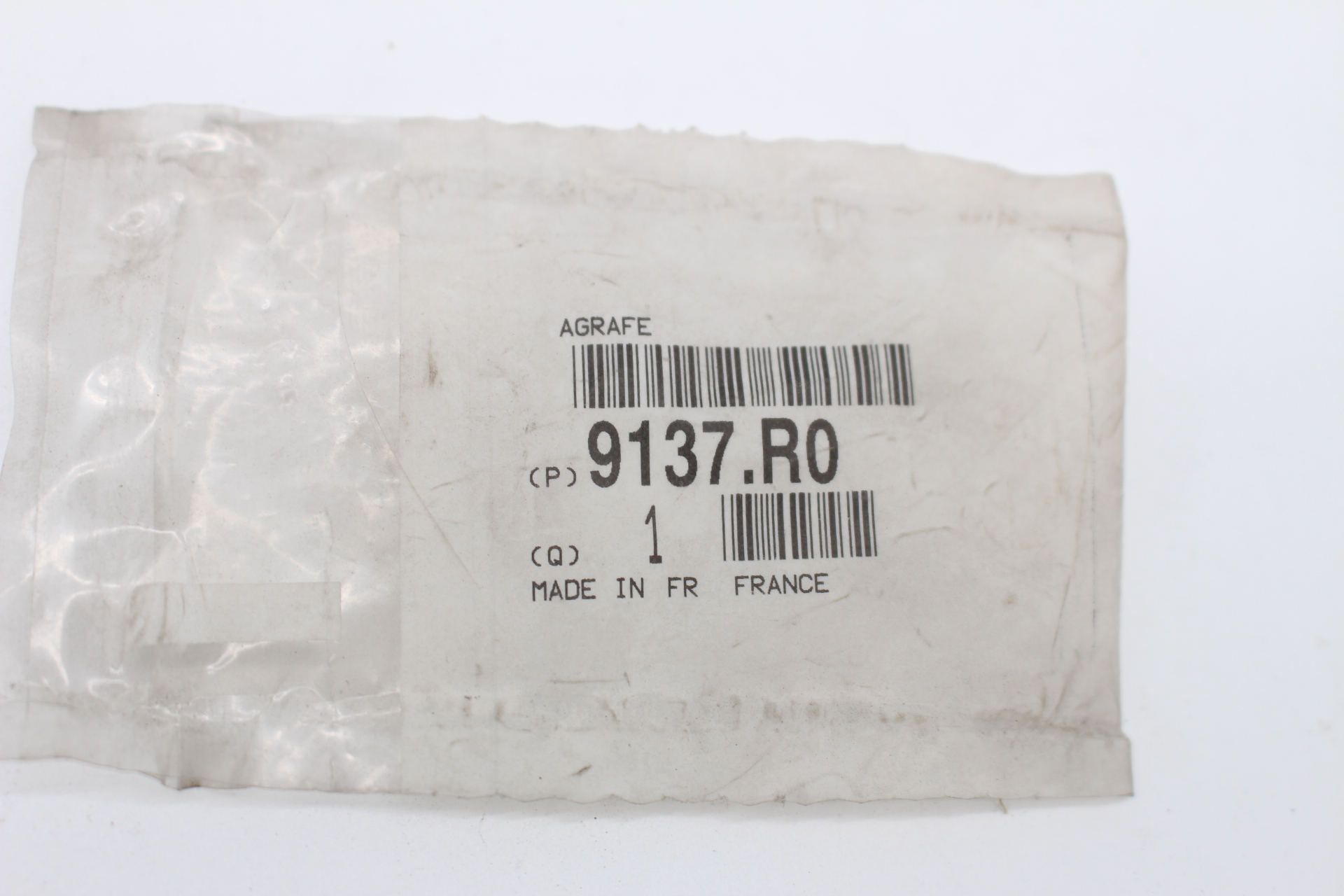 Peugeot / Citroen TÜRBETÄTIGUNGSSTREBENKLAMMER 9137R0 NEU NOS NEW OEM