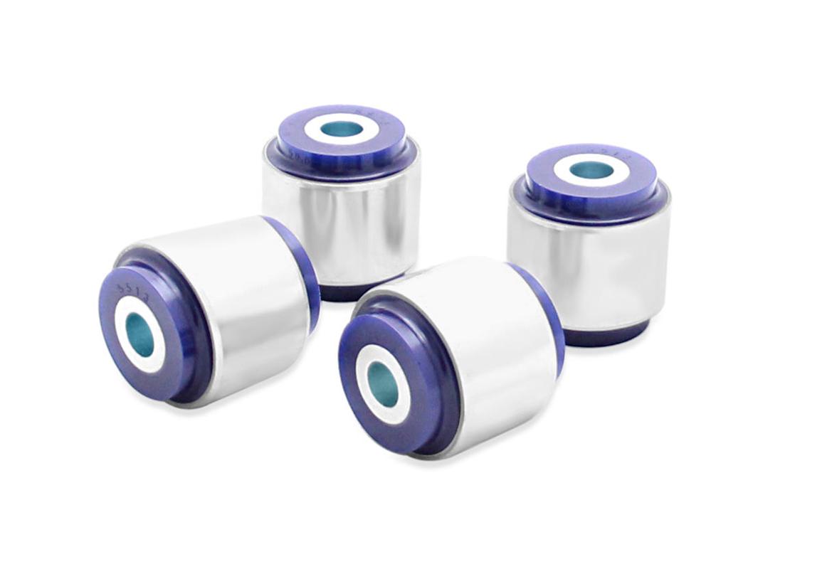 SuperPro Laengslenker zu Differenzial Buchse Set für Mitsubishi Challenger PB/PC / Pajero Sport QE/QF