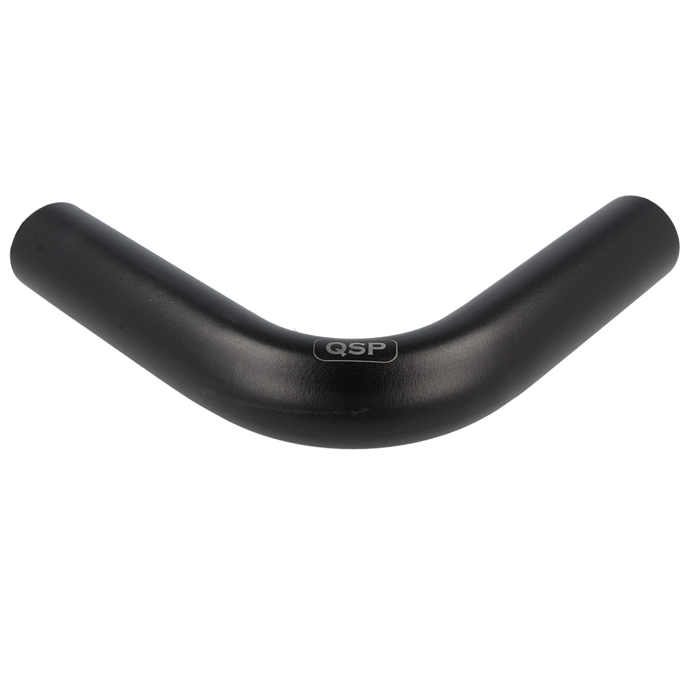 QSP Aluminium Schlauchverbinder 90° Ø51mm (2.0") Schwarz Ladeluft Turbo Intercooler