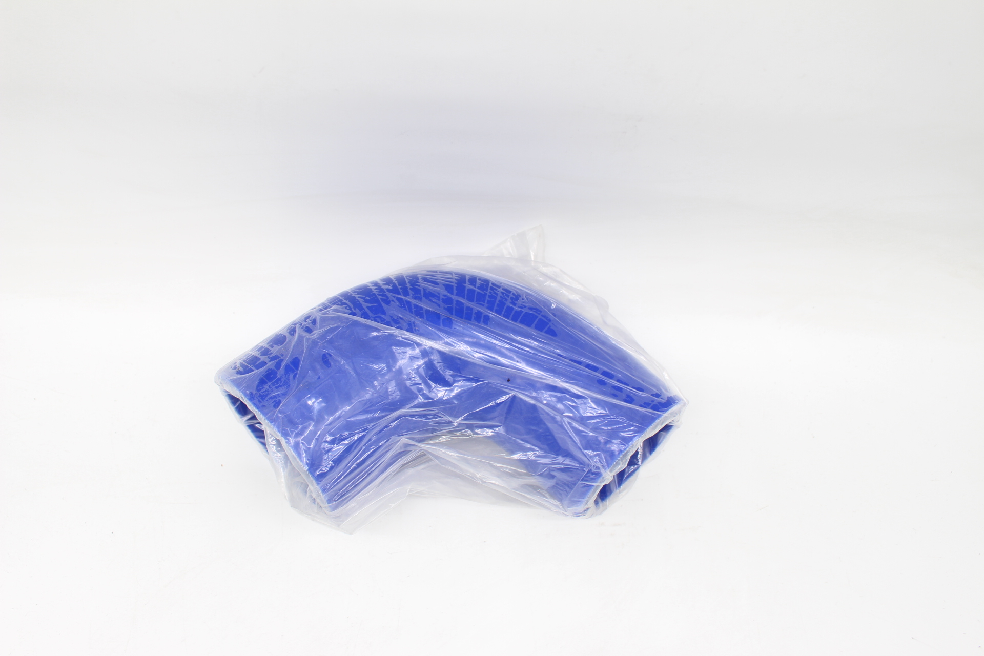 Silikon Reduzierbogen 90°, 80 - 70mm, blau