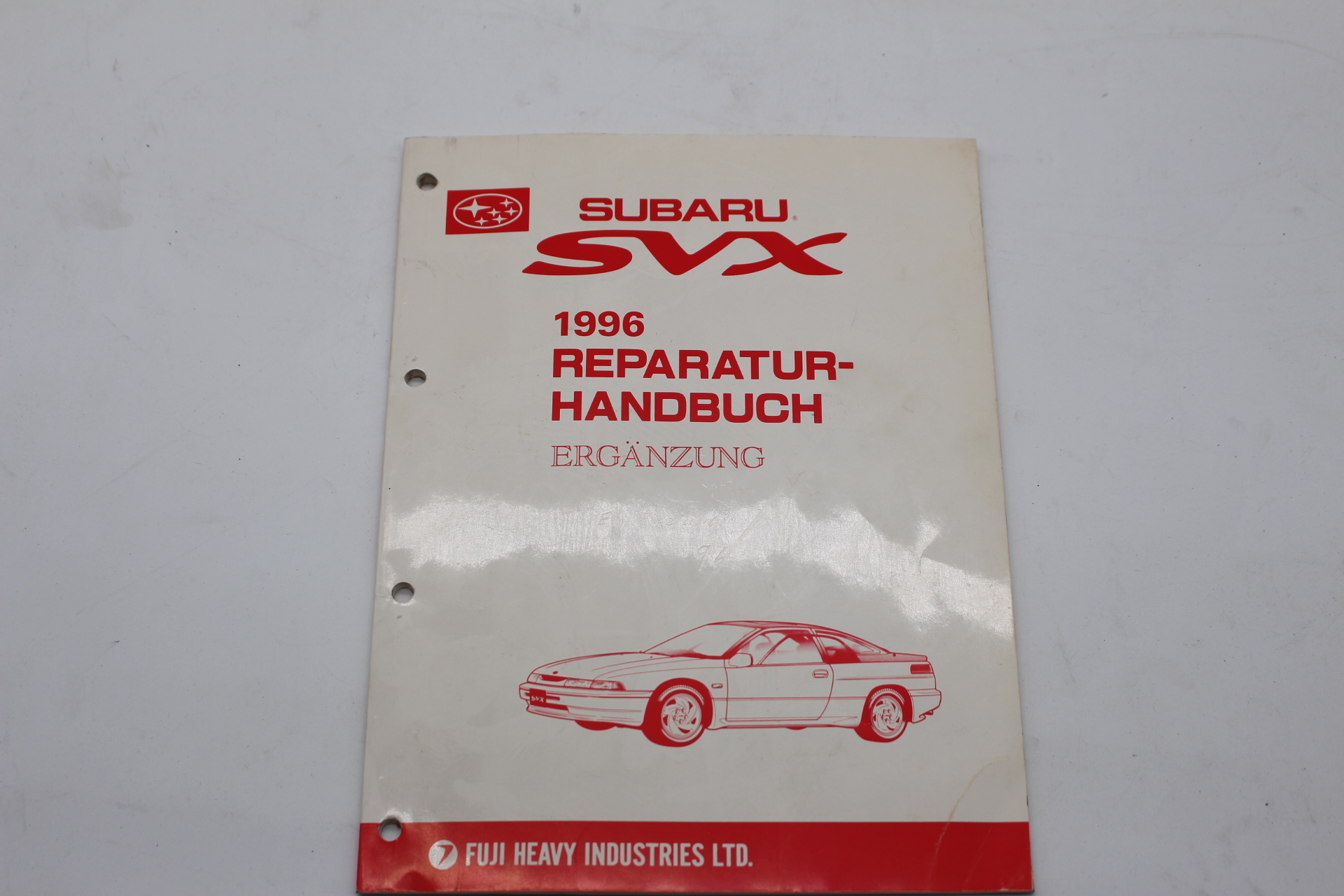 Original Reparaturhandbücher Ergänzung 1994 1996 für SUBARU SVX