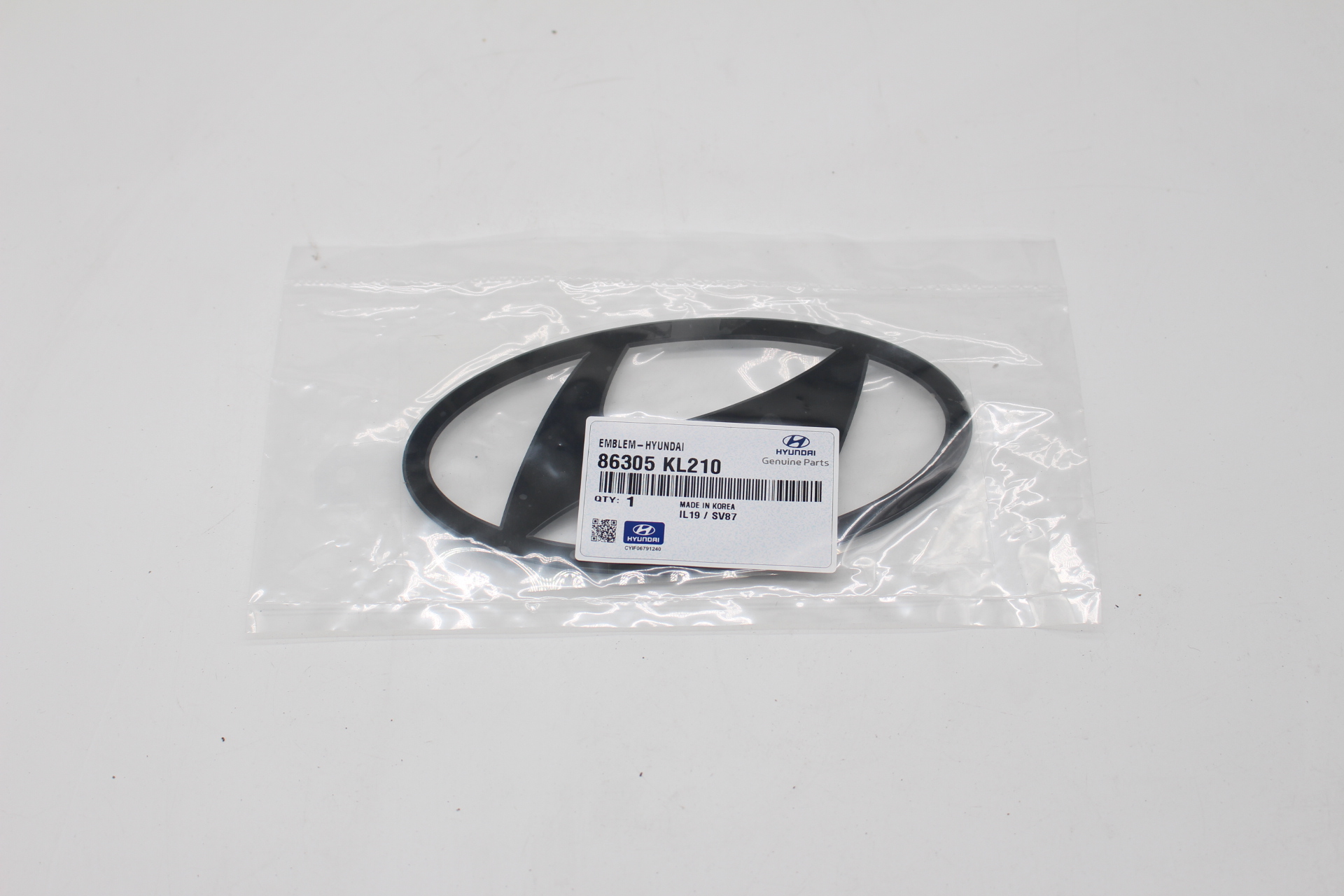 Hyundai IONIQ 6 Stoßstangen Emblem Schwarz 86305KL210 
