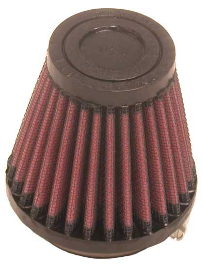 K&N RU-2580 HIGH-FLOW Sportluftfilter 51mm 2 Zoll Anschluss 76mm hoch konisch rot