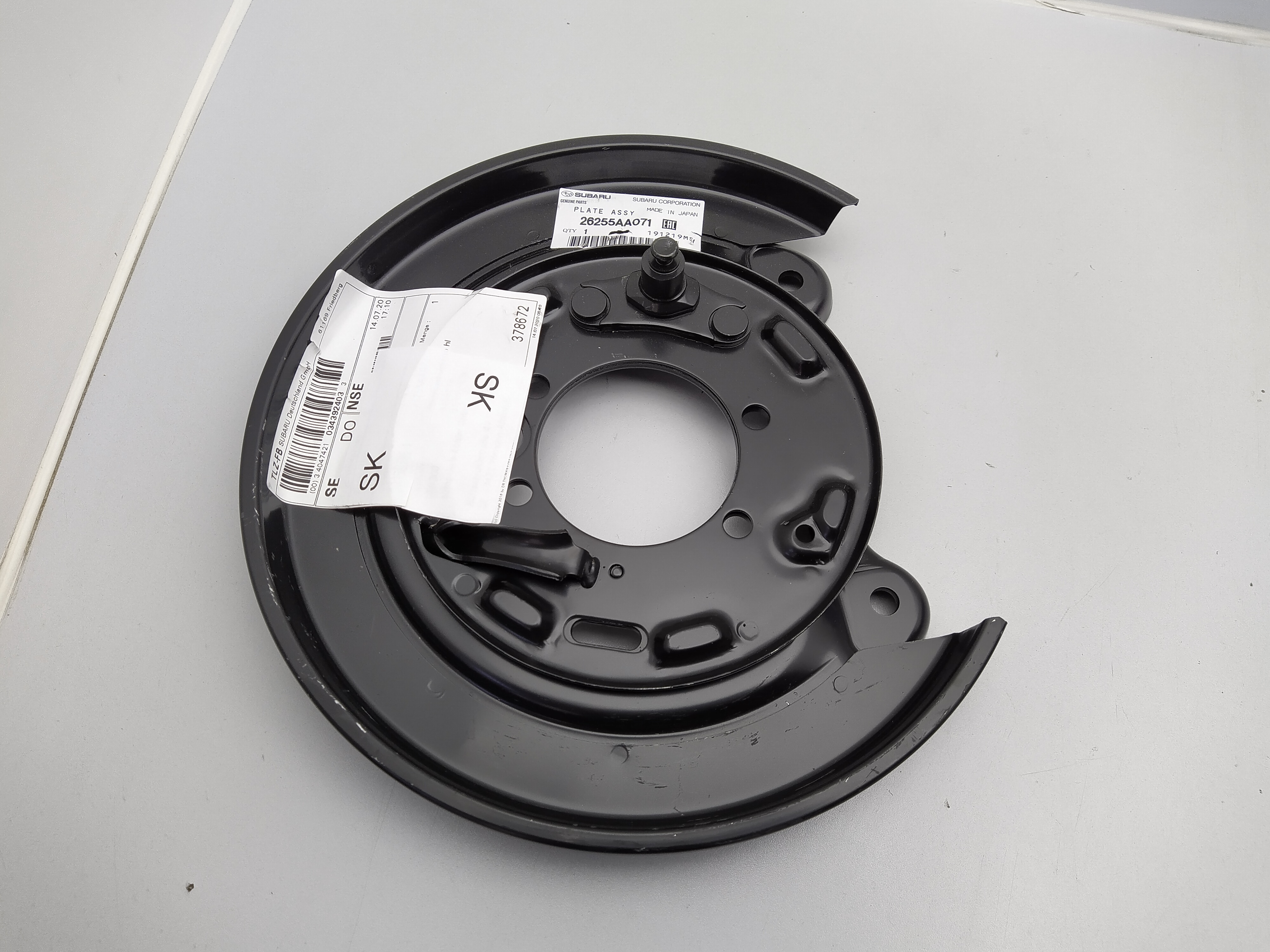 Ankerblech hinten links Subaru Impreza Legacy Forester WRX GT Ankerblech hinten links Subaru Impreza Legacy Forester WRX GT