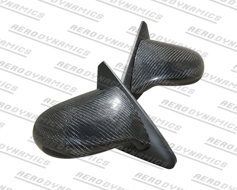 Spoon Side Mirrors Carbon (Electrical) (Civic 87-91 3dr/CRX 87-93)