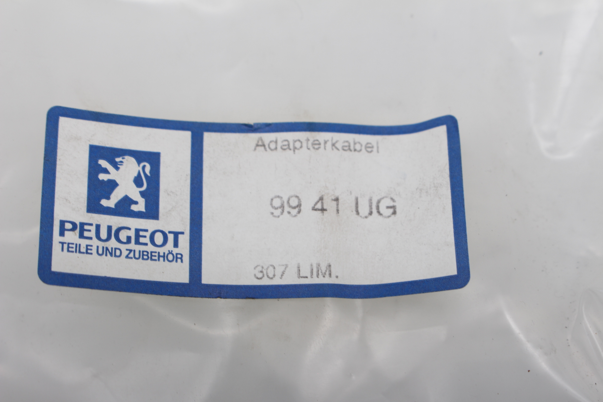 Peugeot 307 LIM Adapterkabel 9941UG NEU NOS NEW