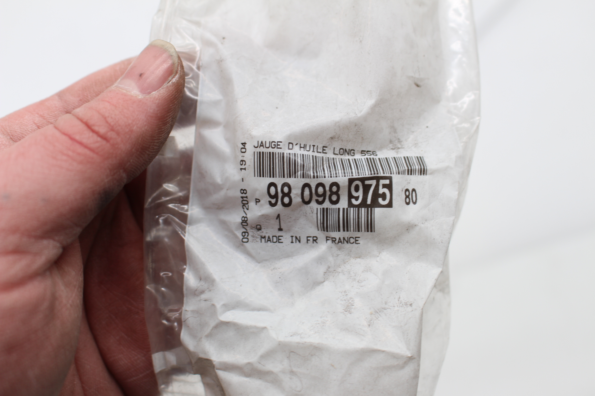 Peugeot / Citroen Ölpeilstab Ölmessstab 9809897580 NEU NOS NEW OEM