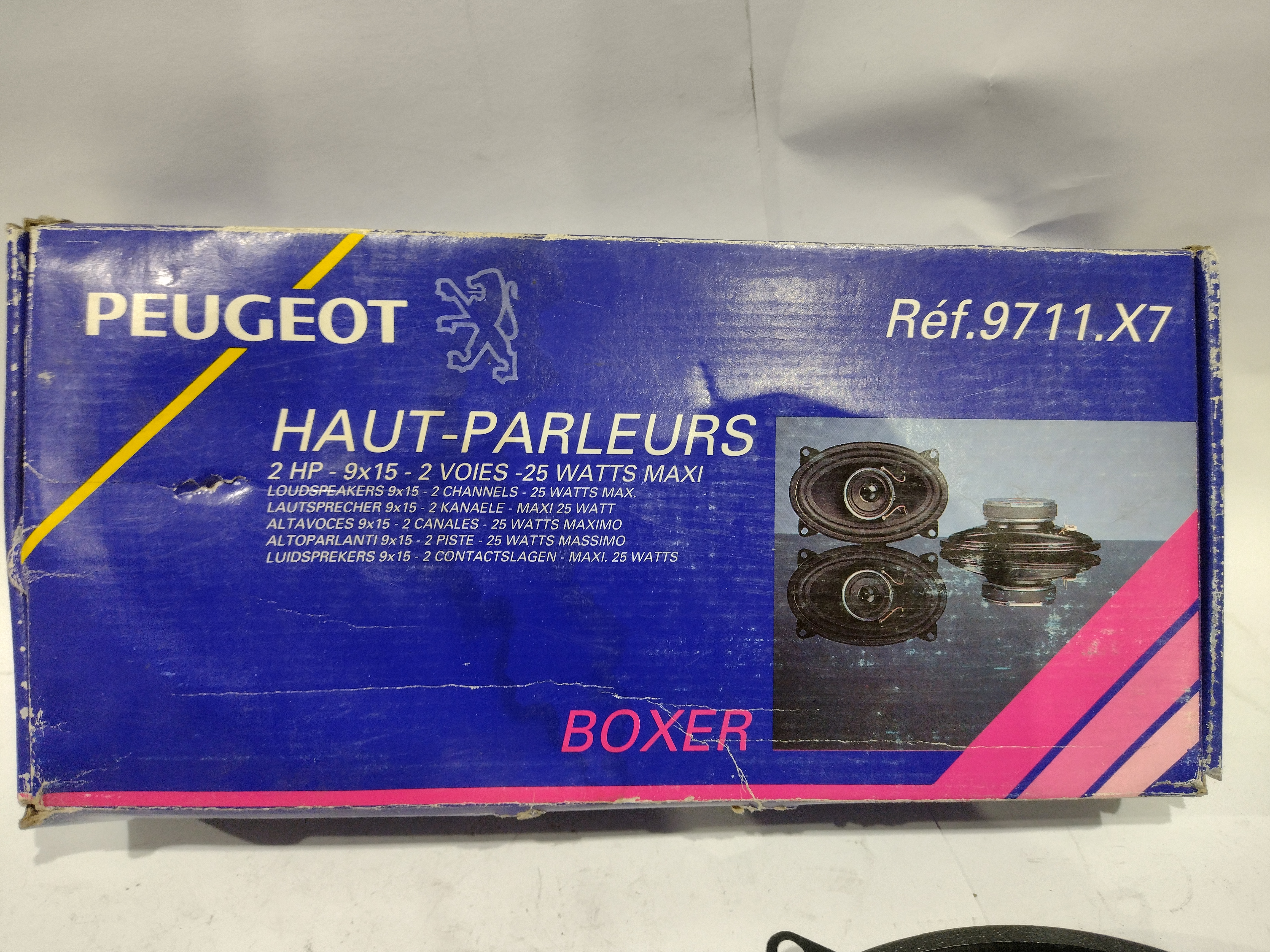 Peugeot Boxer Lautsprecher Set 9711X7 NEU NOS NEW